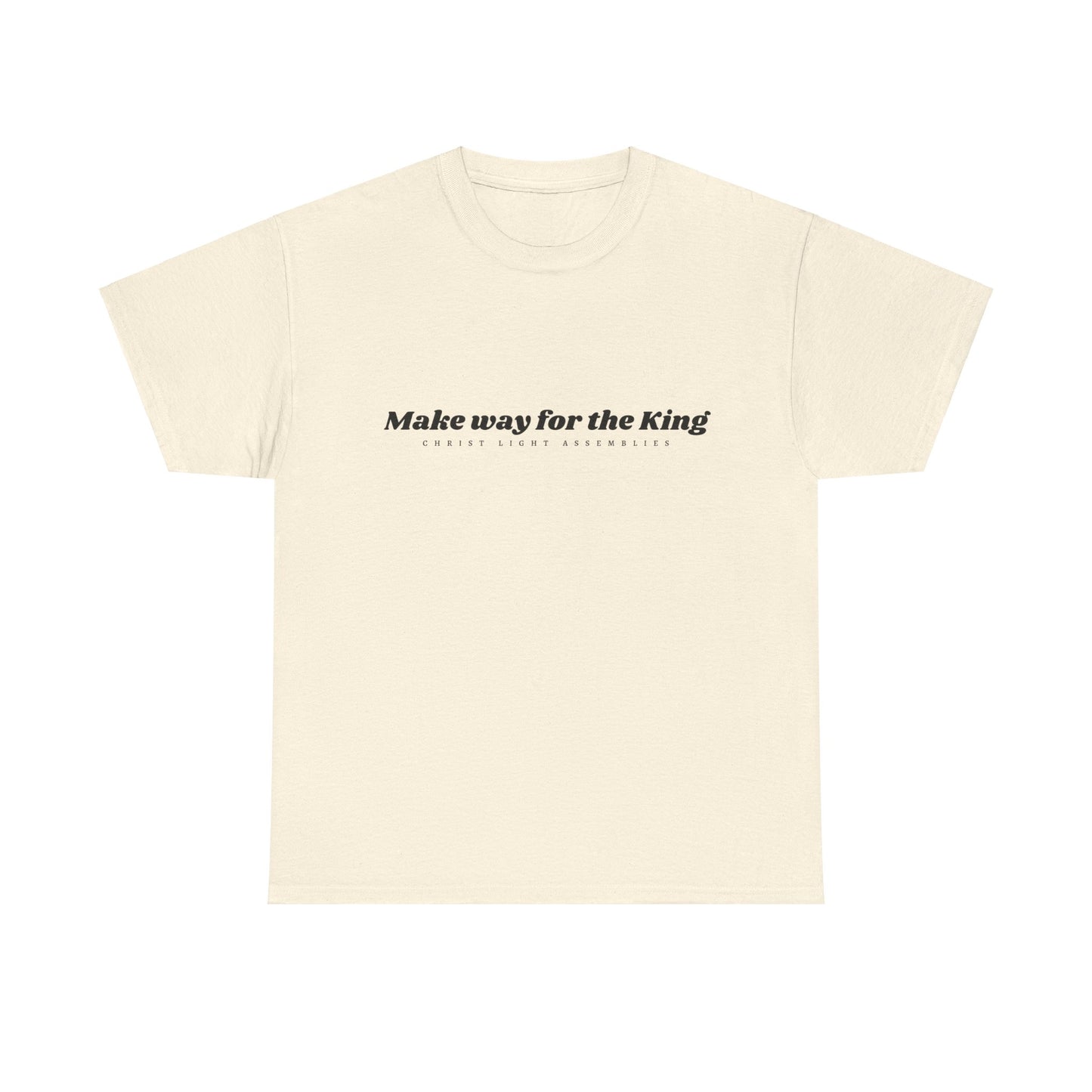 Make Way for the King Unisex Cotton T-Shirt