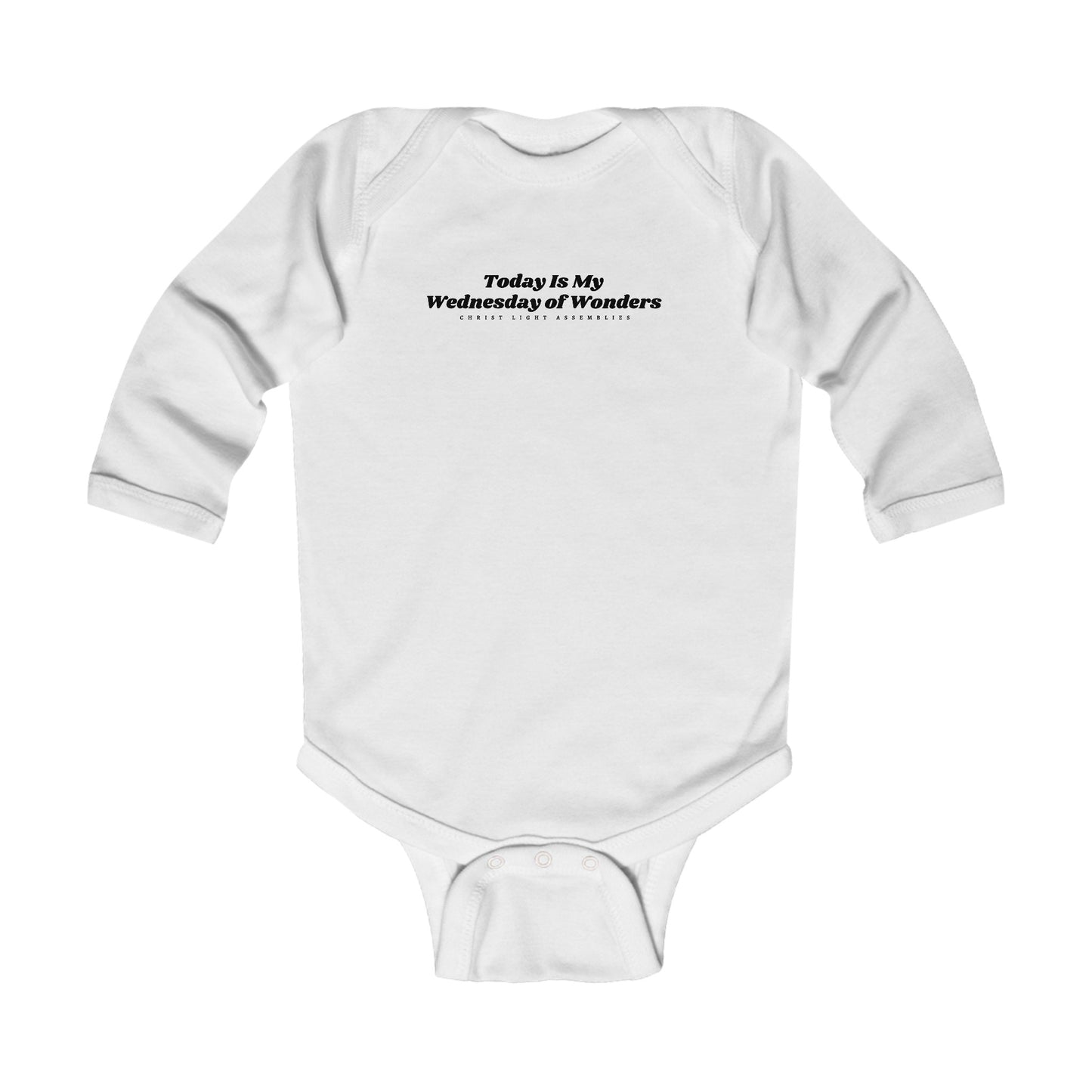 Wednesday of Wonders CLA Infant Long Sleeve Bodysuit