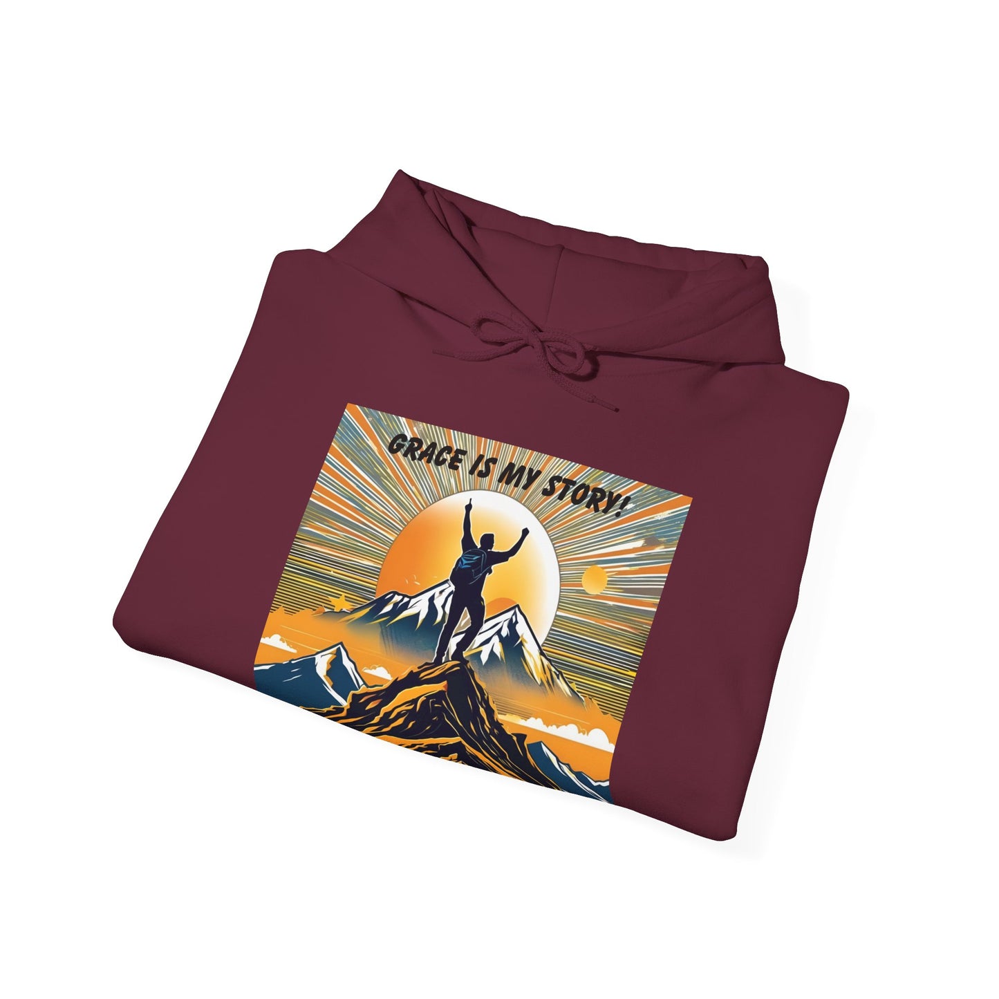 Grace Is My Story Unisex Hooded Sweatshirt