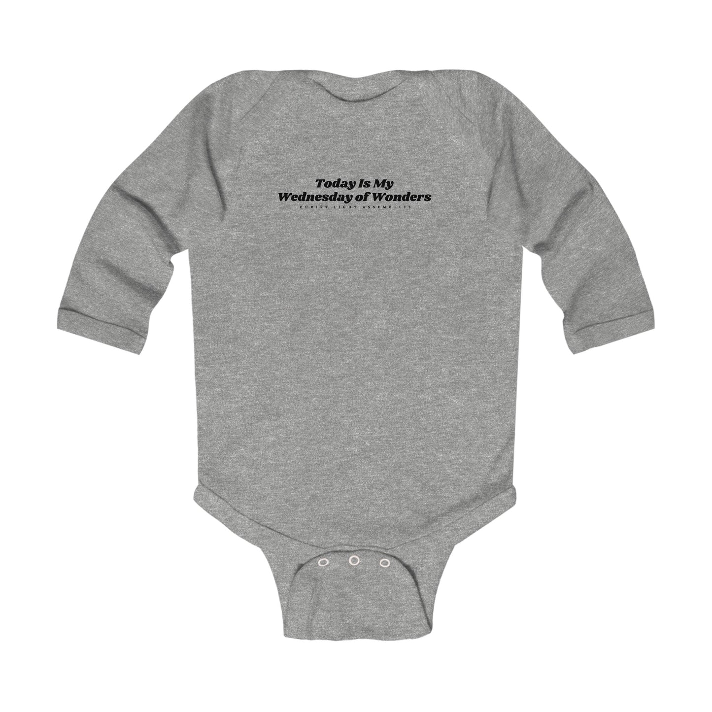 Wednesday of Wonders CLA Infant Long Sleeve Bodysuit