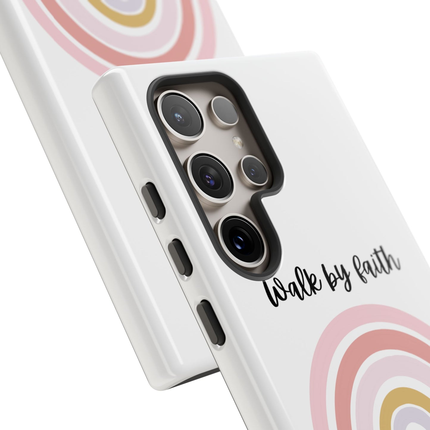 Walk By Faith Rainbow Phone Case
