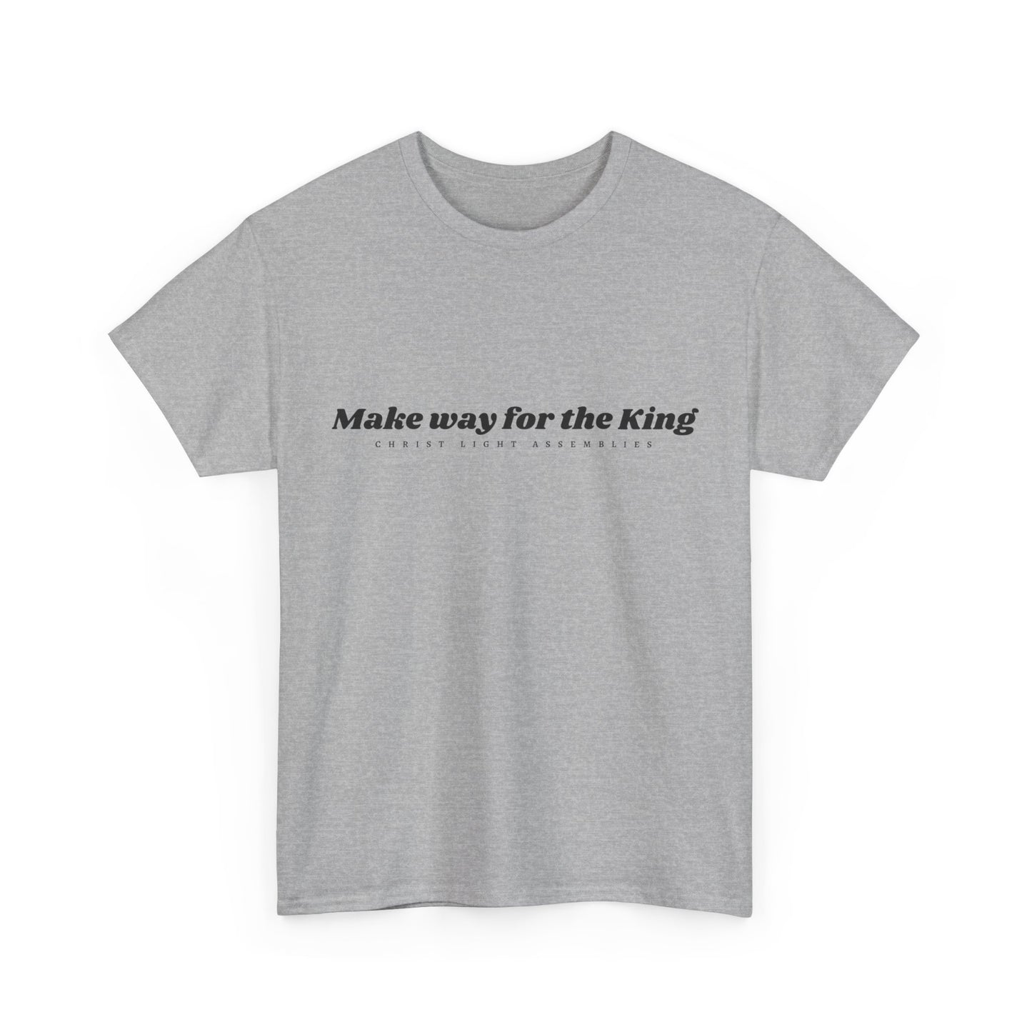 Make Way for the King Unisex Cotton T-Shirt