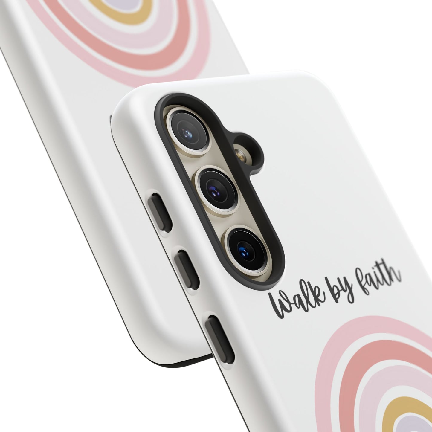 Walk By Faith Rainbow Phone Case