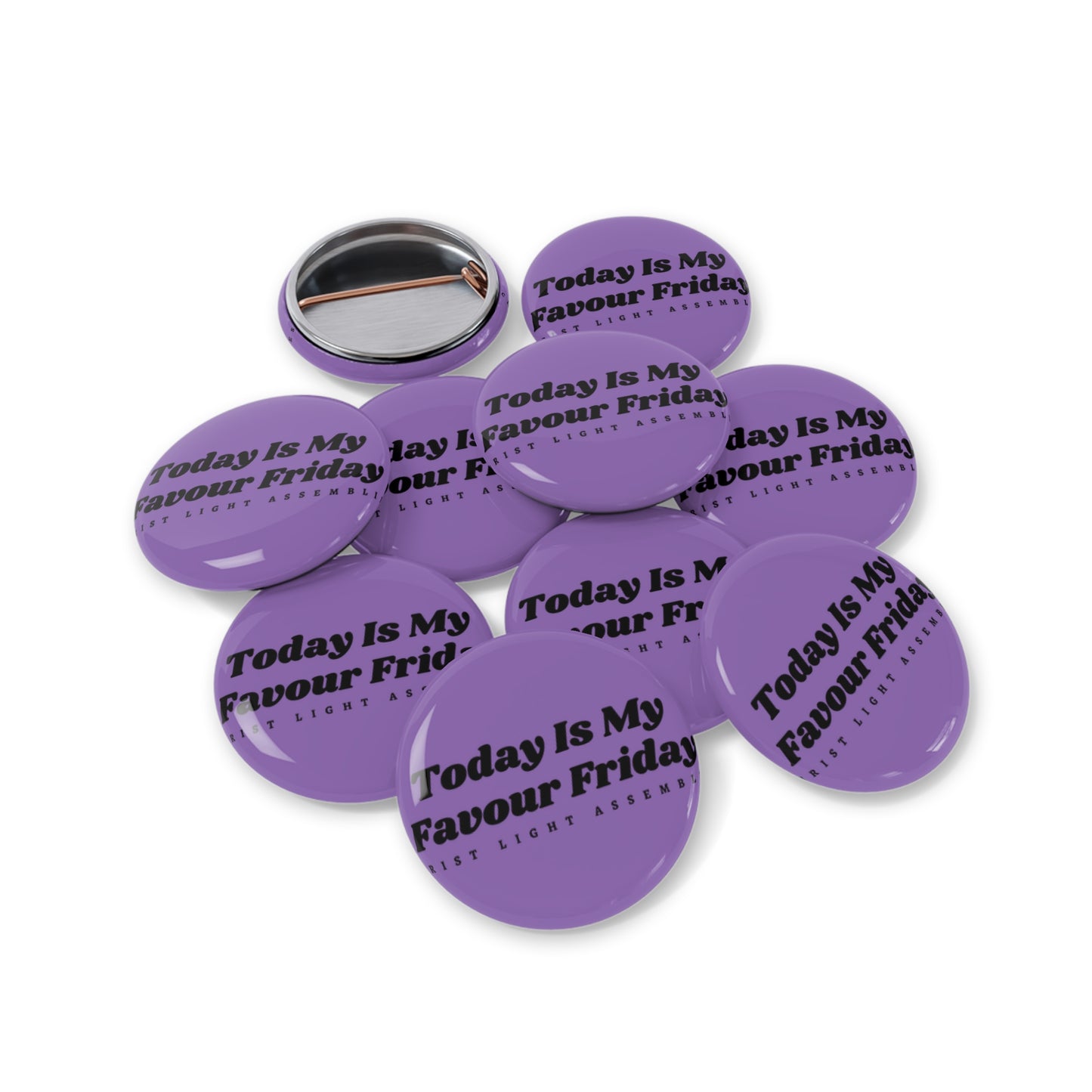 Favour Friday CLA Round Pins