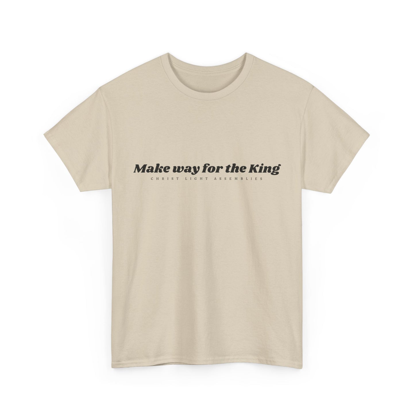 Make Way for the King Unisex Cotton T-Shirt
