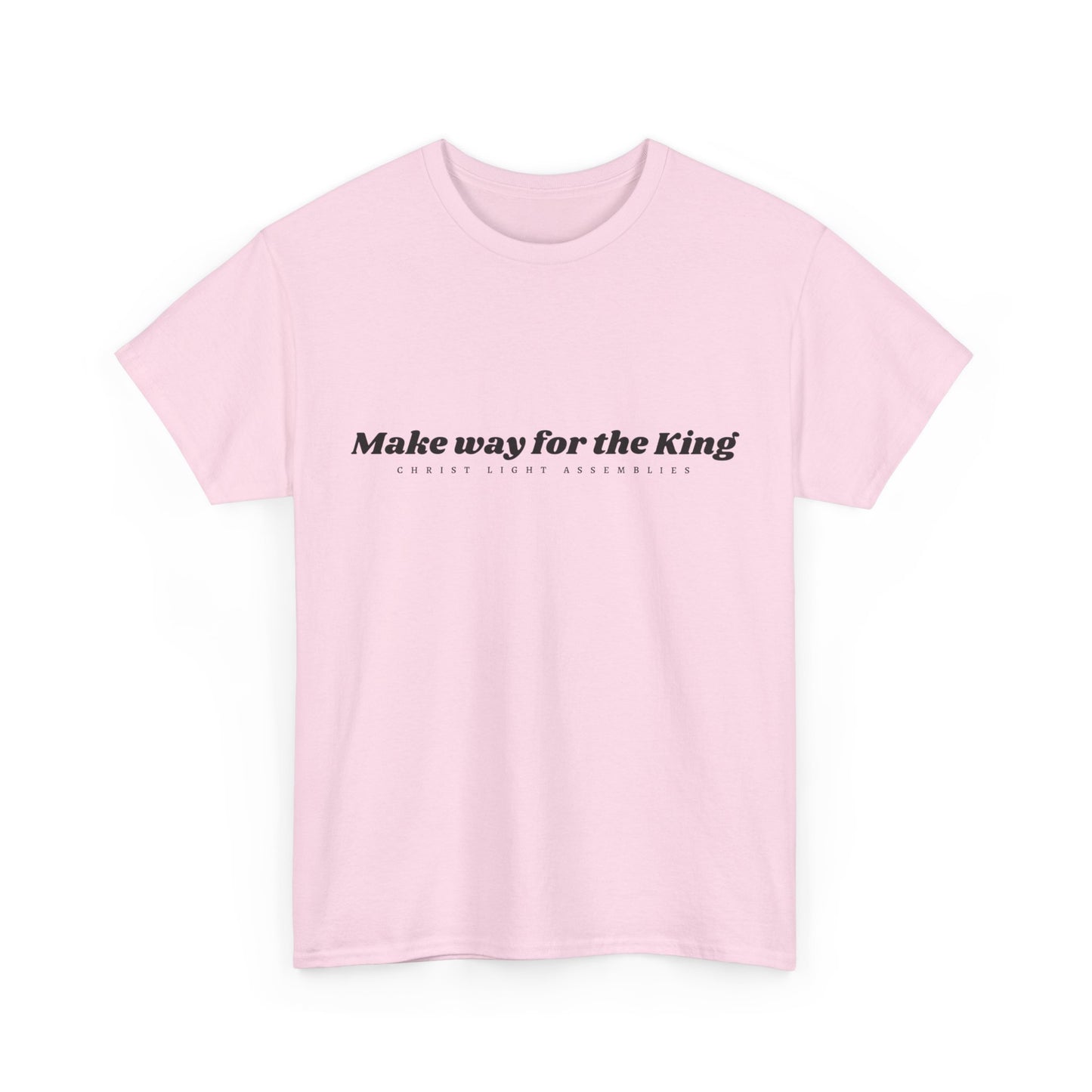 Make Way for the King Unisex Cotton T-Shirt