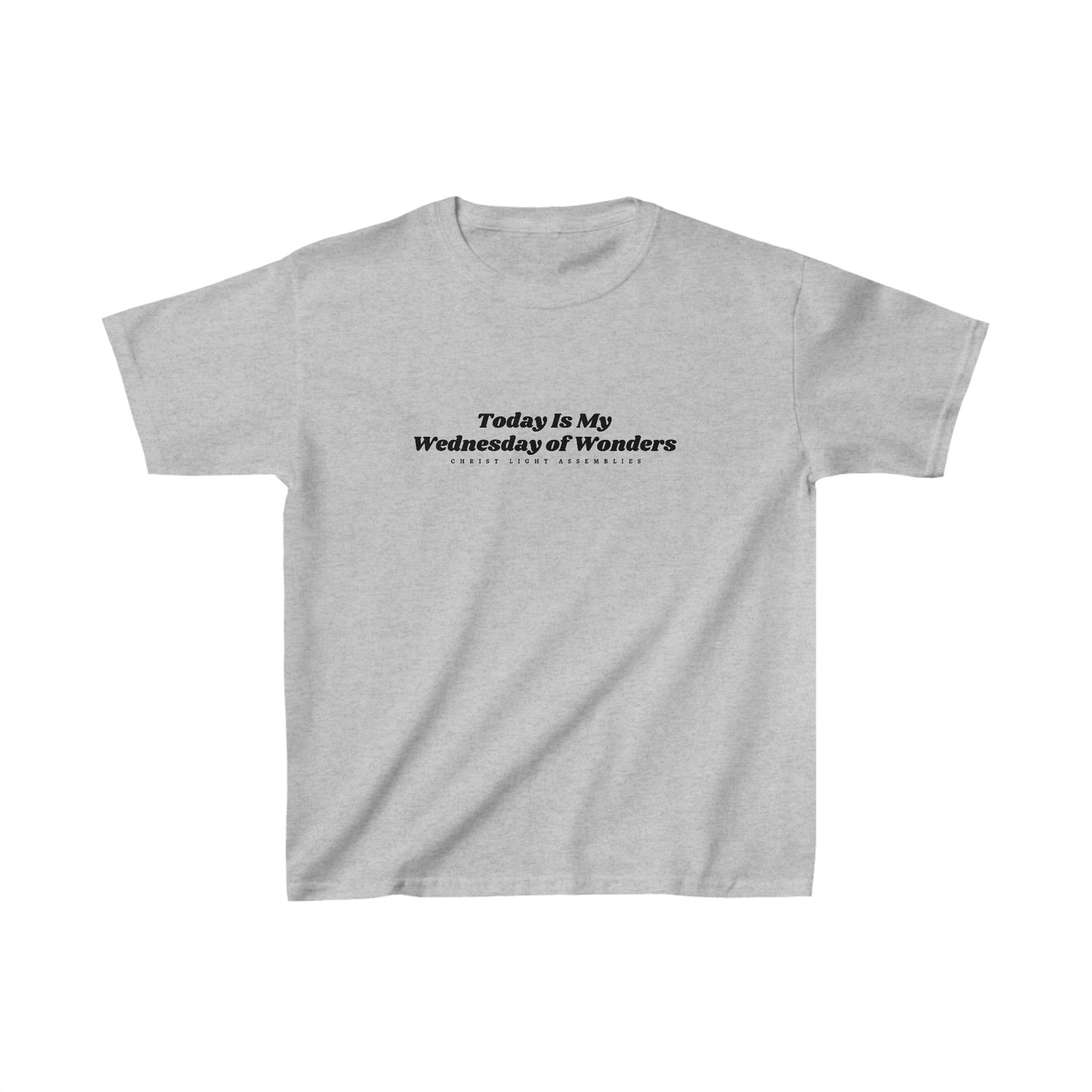 Wednesday of Wonders CLA Kids Cotton T-Shirt