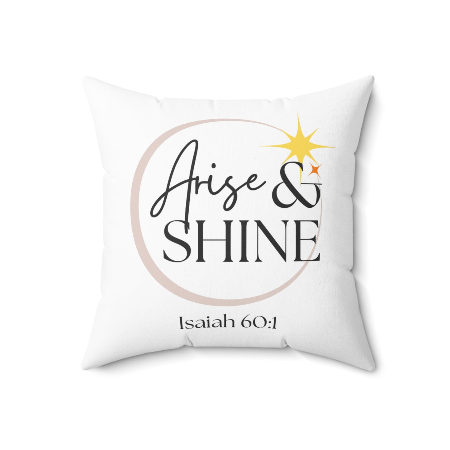 Arise & Shine Square Pillow