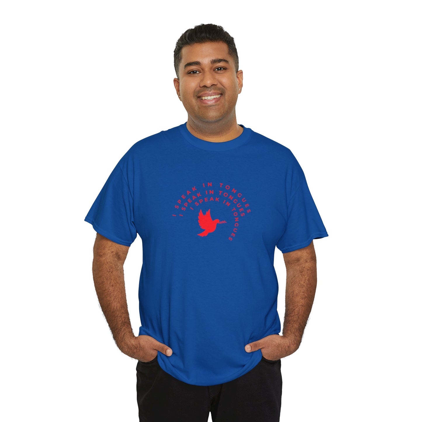 Speak In Tongues Red Dove Unisex Cotton T-Shirt