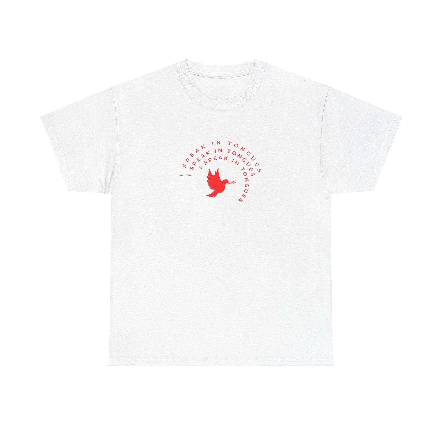 Speak In Tongues Red Dove Unisex Cotton T-Shirt