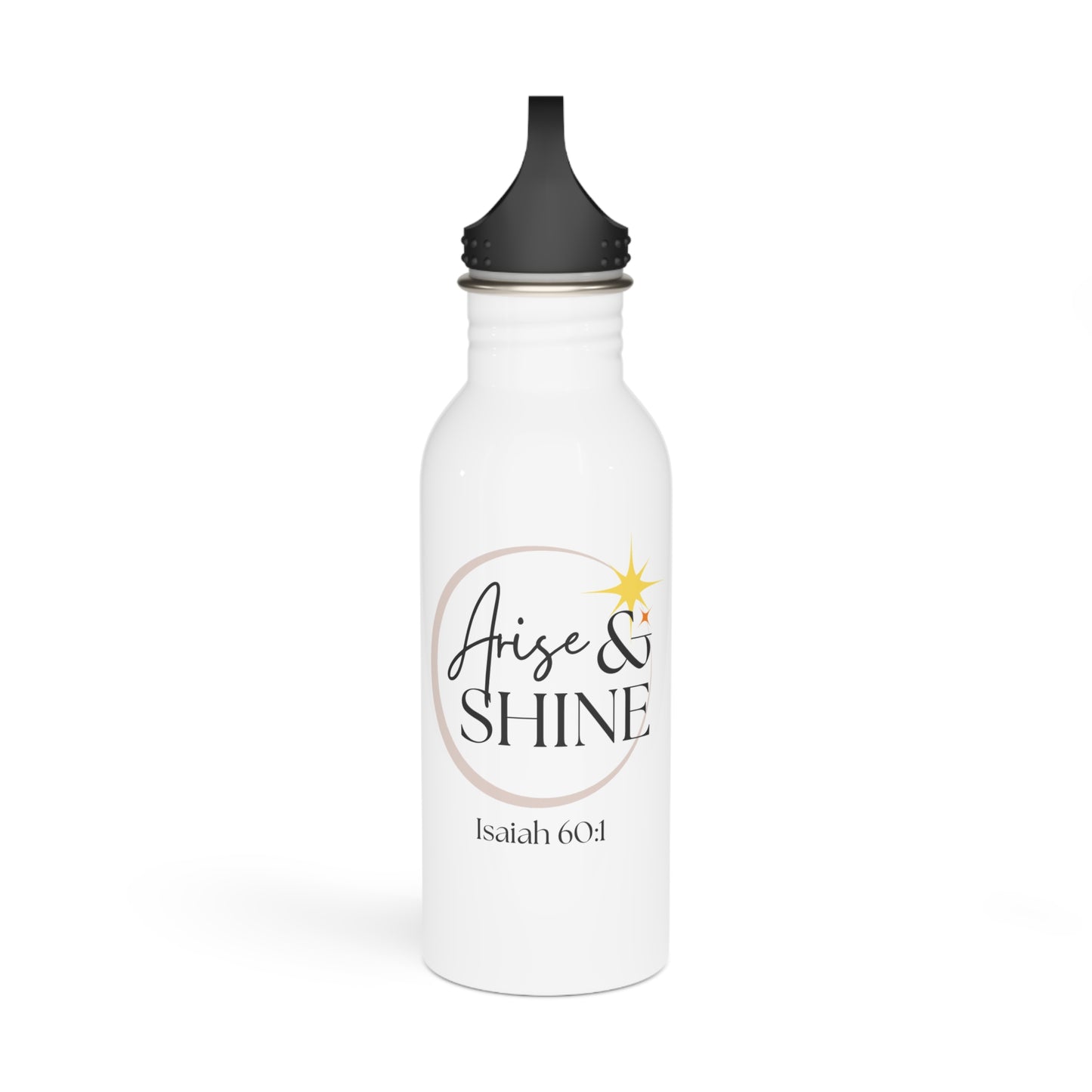 Arise & Shine Stainless Steel Water Bottle
