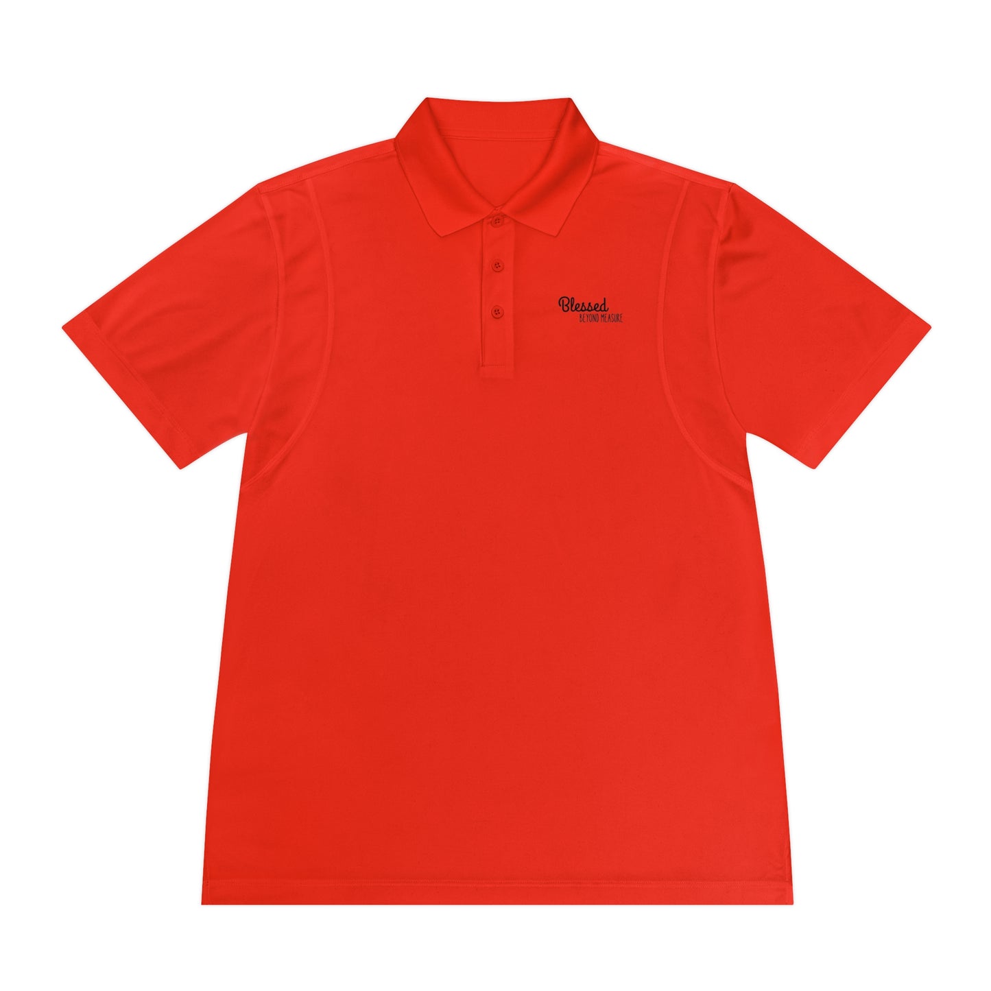 Blessed Beyond Measure Men's Sport Polo Shirt