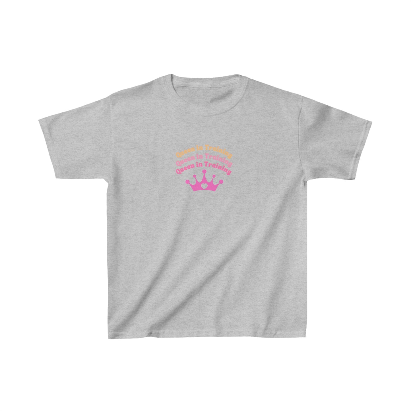 Queen in Training Girls Cotton T-Shirt