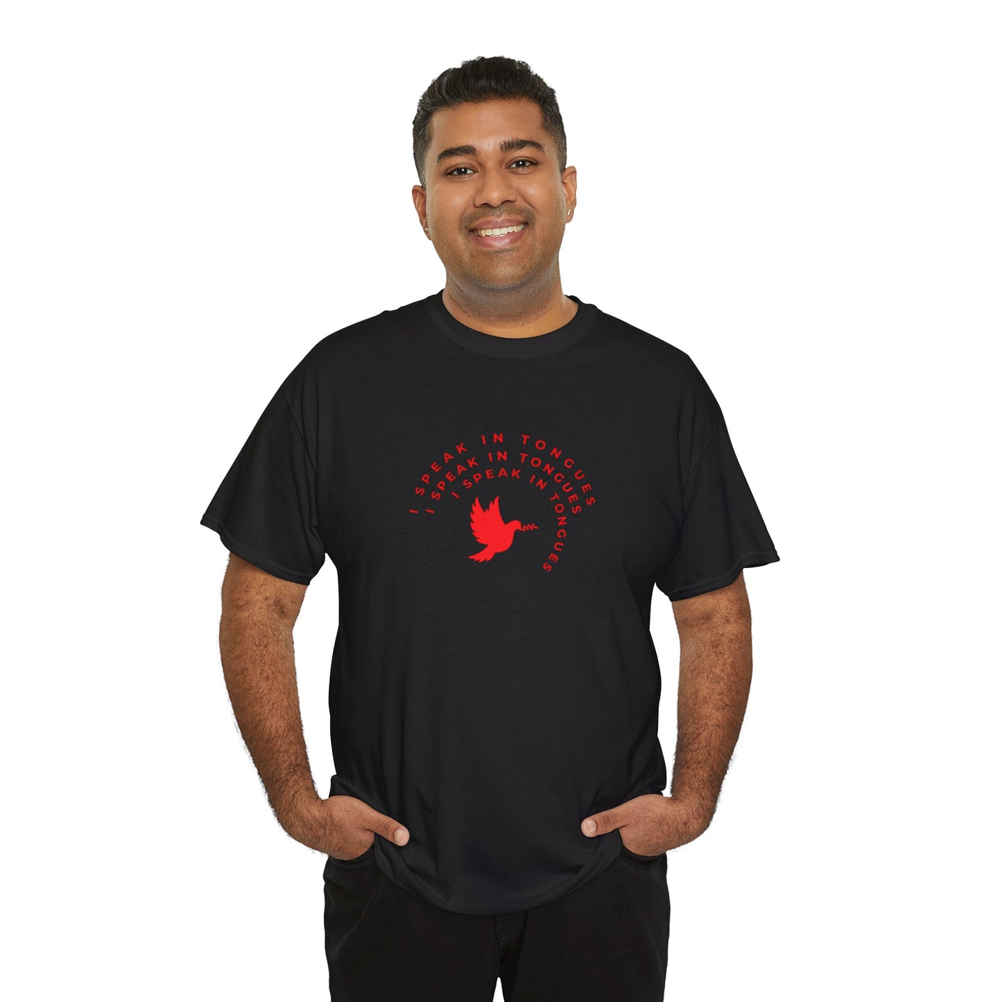 Speak In Tongues Red Dove Unisex Cotton T-Shirt