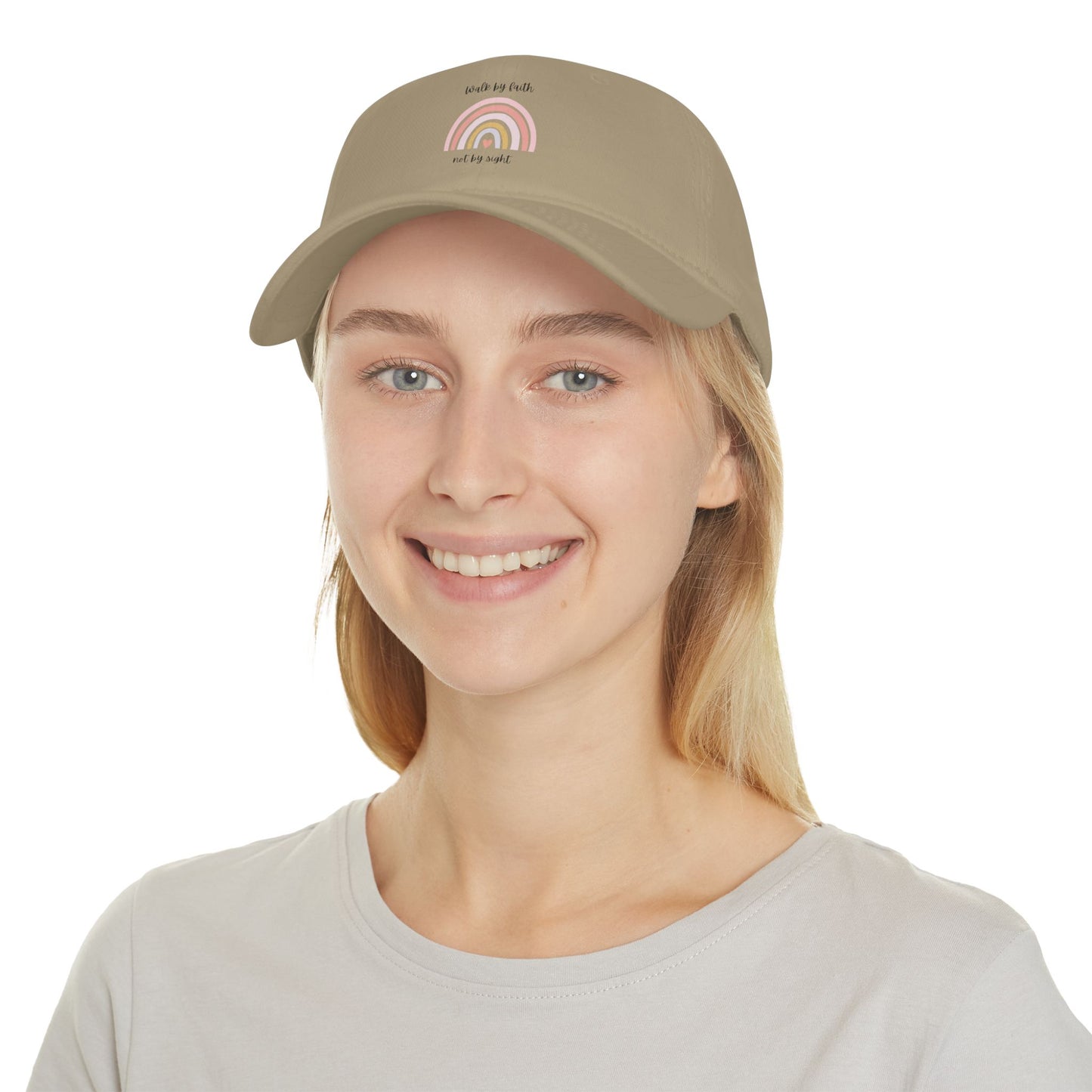 Walk By Faith Rainbow Baseball Cap