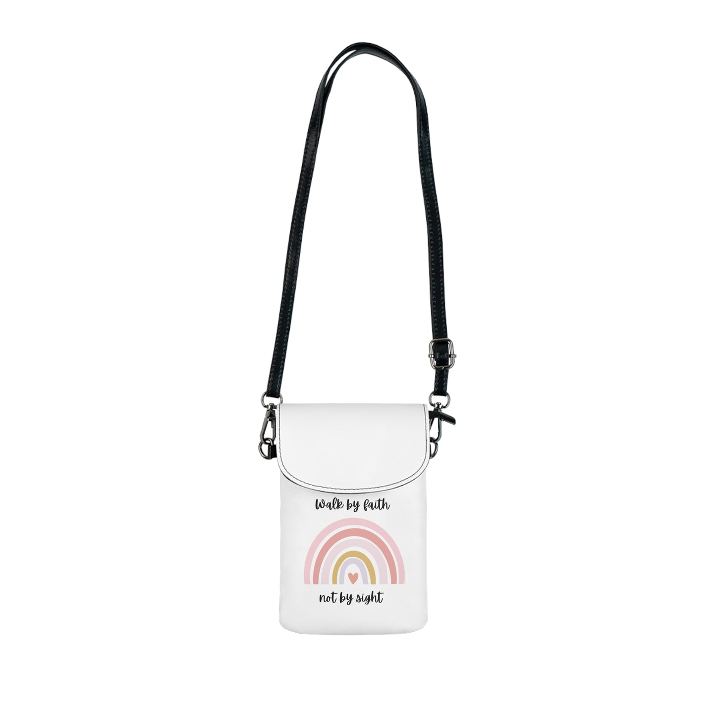 Walk By Faith Rainbow Phone Wallet