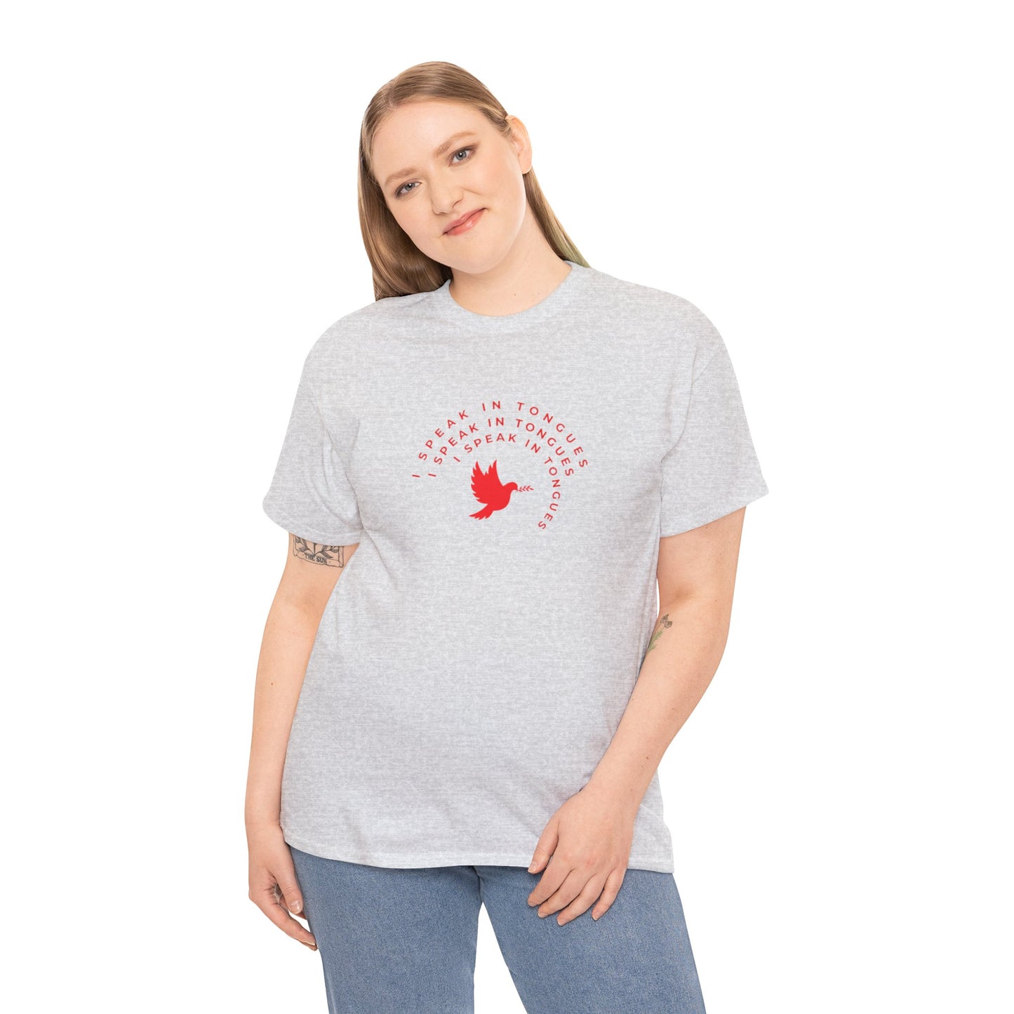 Speak In Tongues Red Dove Unisex Cotton T-Shirt