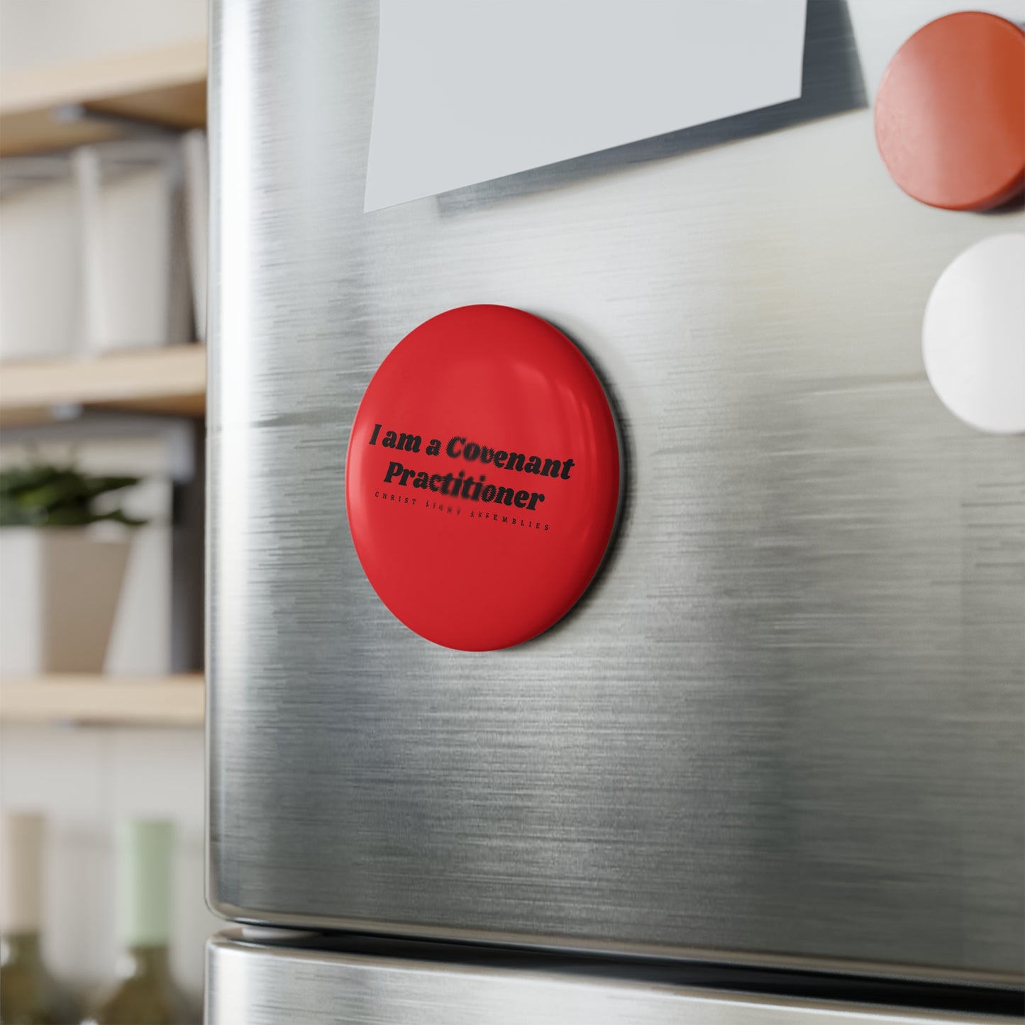 Covenant Practitioner Button Magnet - Round (1 & 10 pcs)