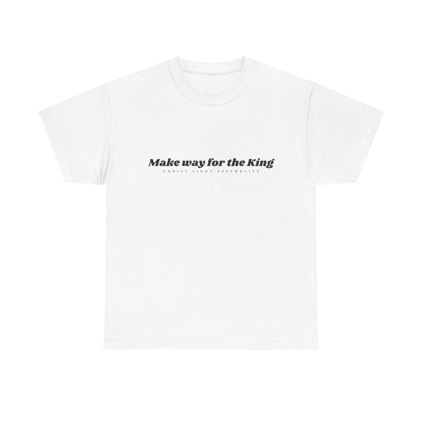 Make Way for the King Unisex Cotton T-Shirt