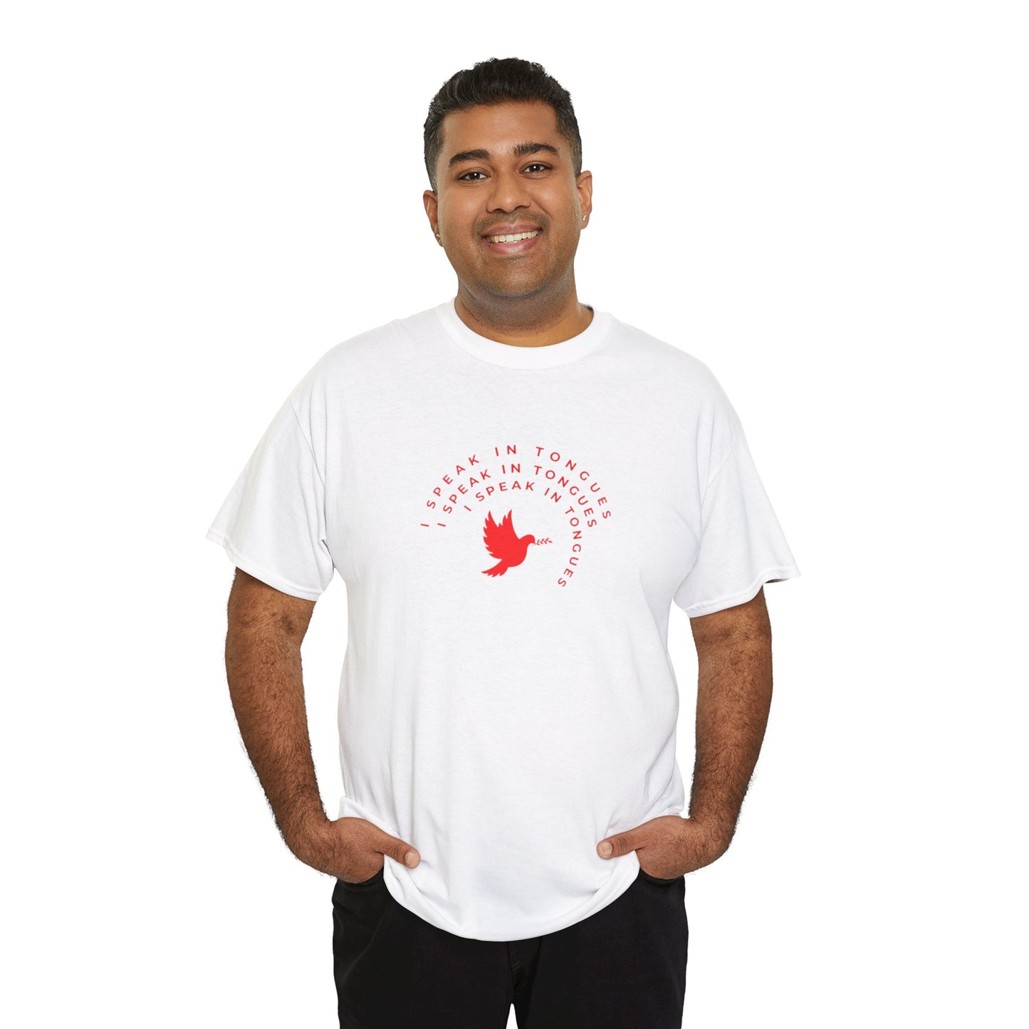 Speak In Tongues Red Dove Unisex Cotton T-Shirt