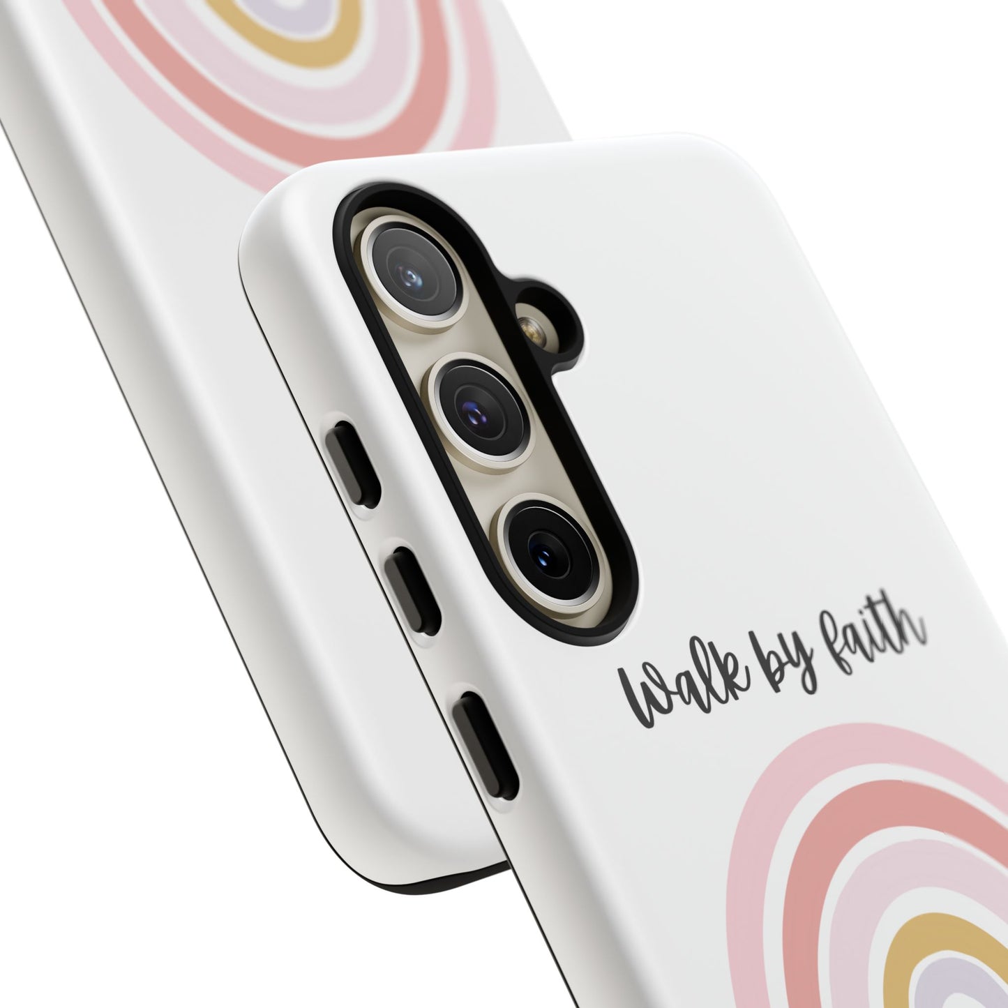 Walk By Faith Rainbow Phone Case