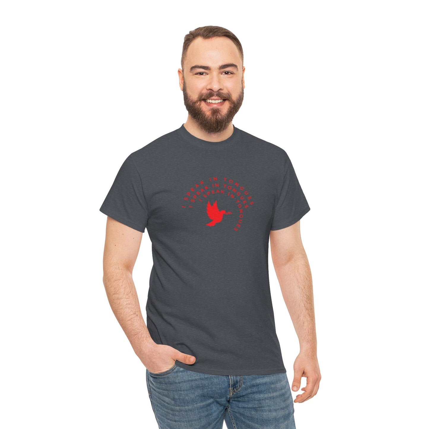 Speak In Tongues Red Dove Unisex Cotton T-Shirt