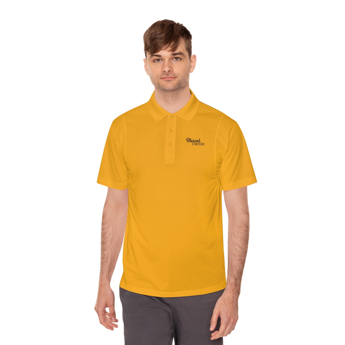 Blessed Beyond Measure Men's Sport Polo Shirt
