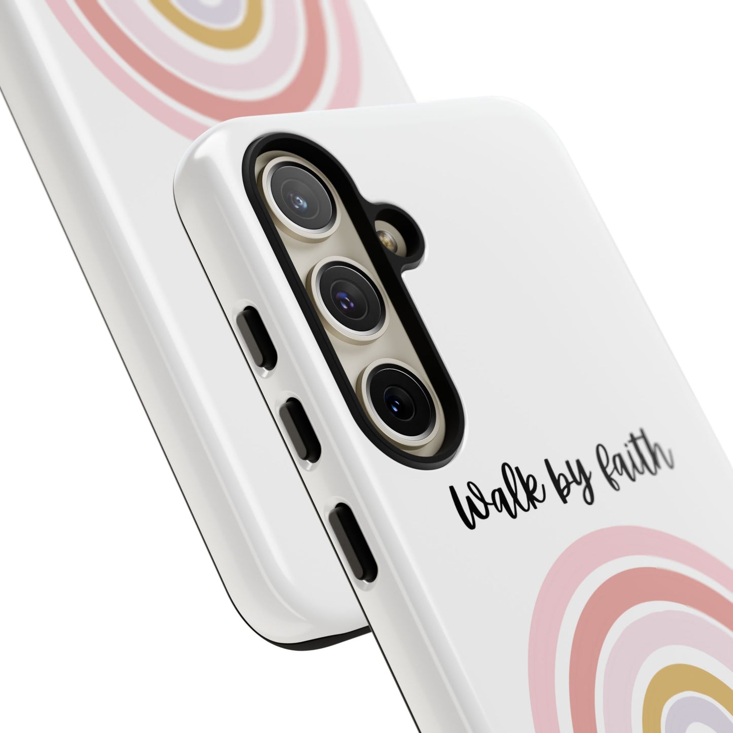 Walk By Faith Rainbow Phone Case