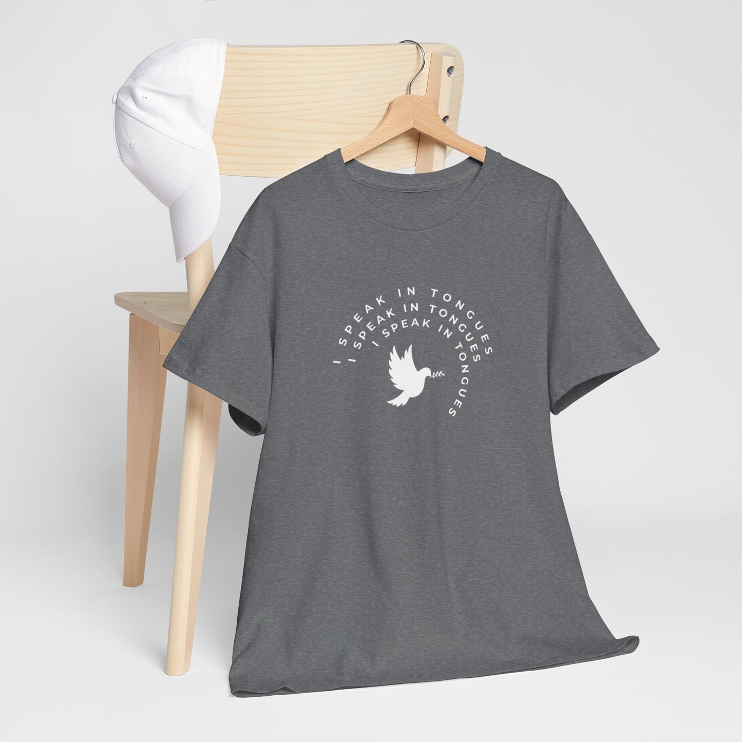 Speak In Tongues White Dove Unisex Cotton T-Shirt