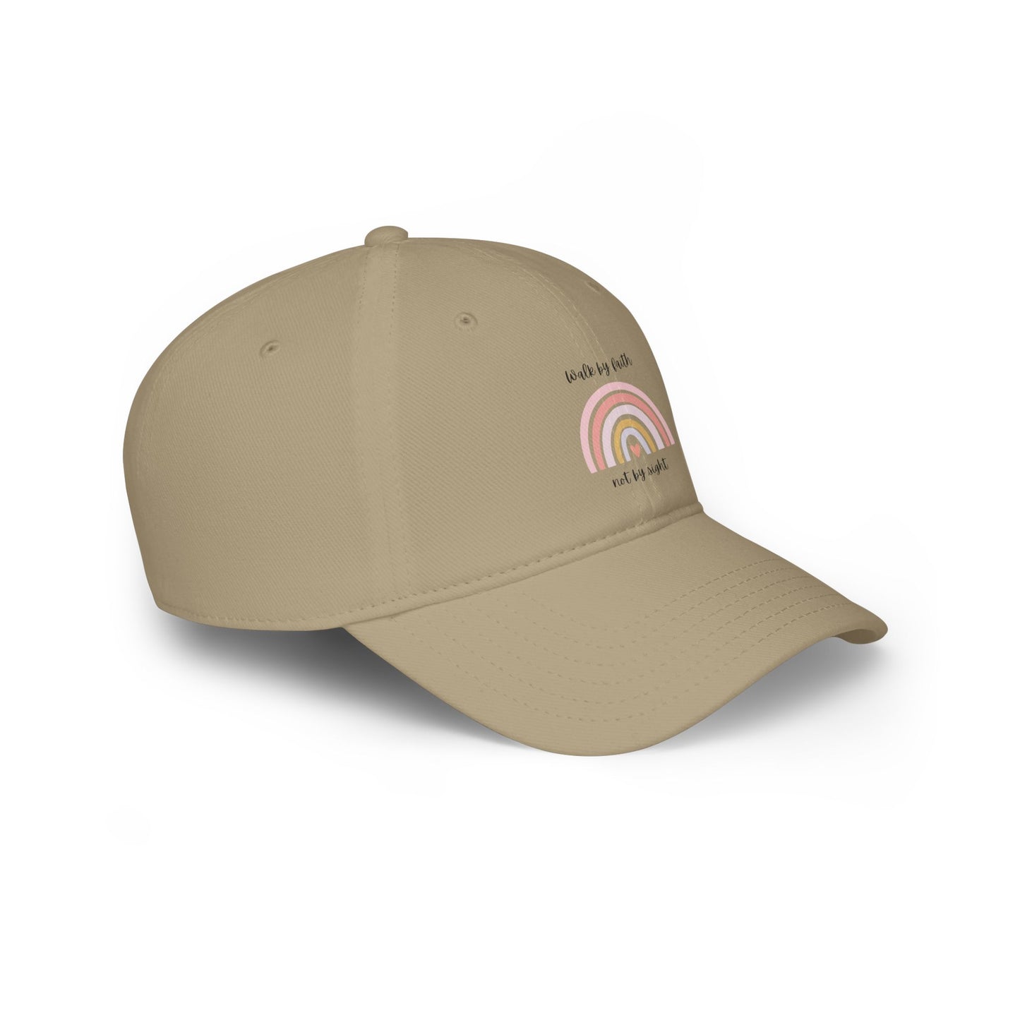 Walk By Faith Rainbow Baseball Cap