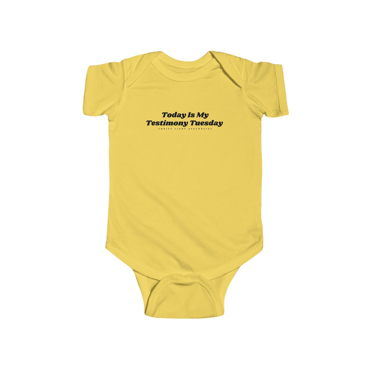 Testimony Tuesday CLA Infant Fine Jersey Bodysuit
