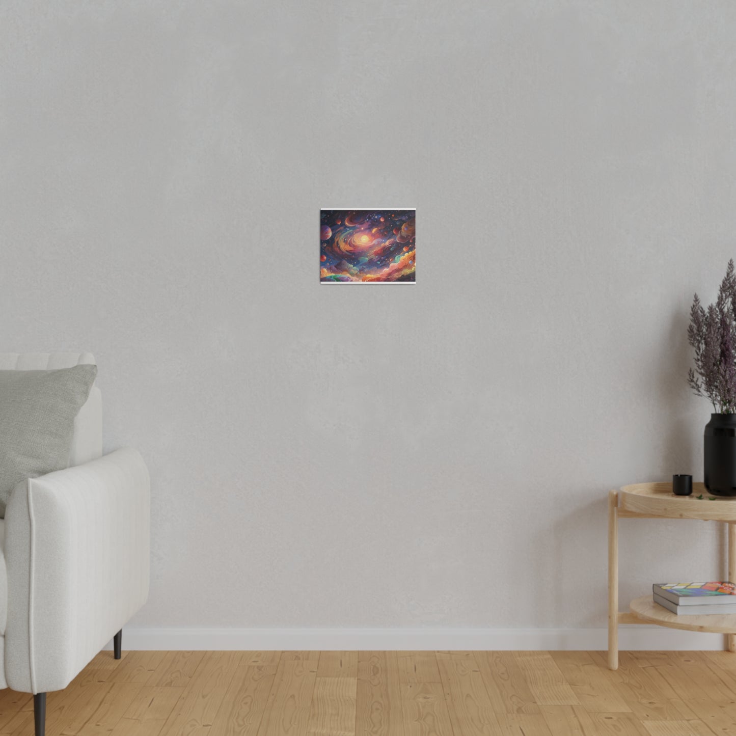 Glorious Galaxy Original Art Matte Canvas