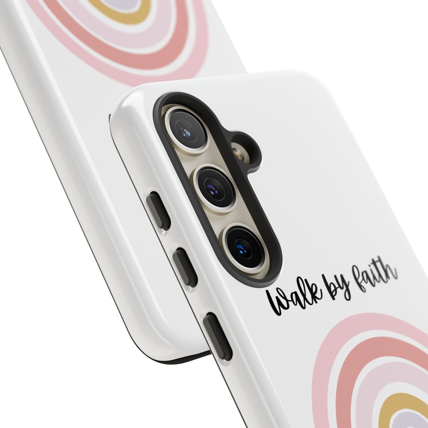 Walk By Faith Rainbow Phone Case