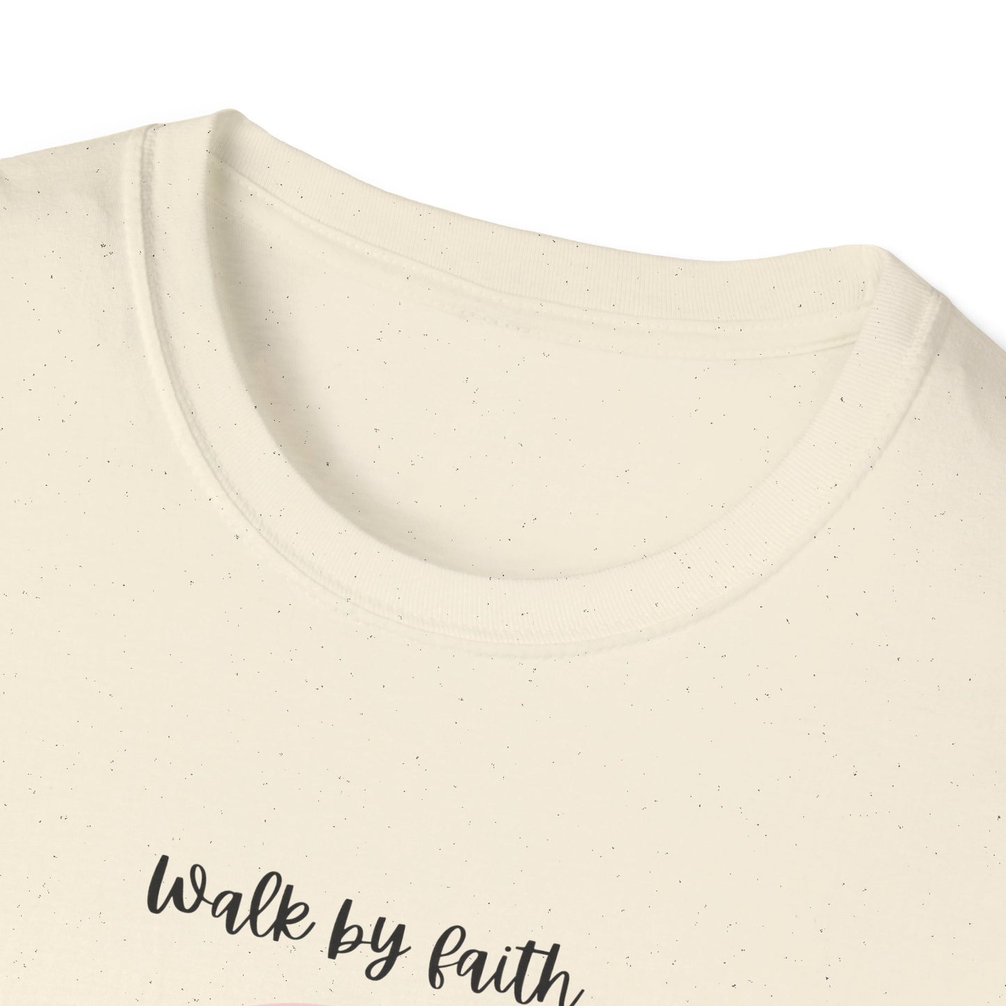 Walk By Faith Rainbow Unisex Soft Style T-Shirt