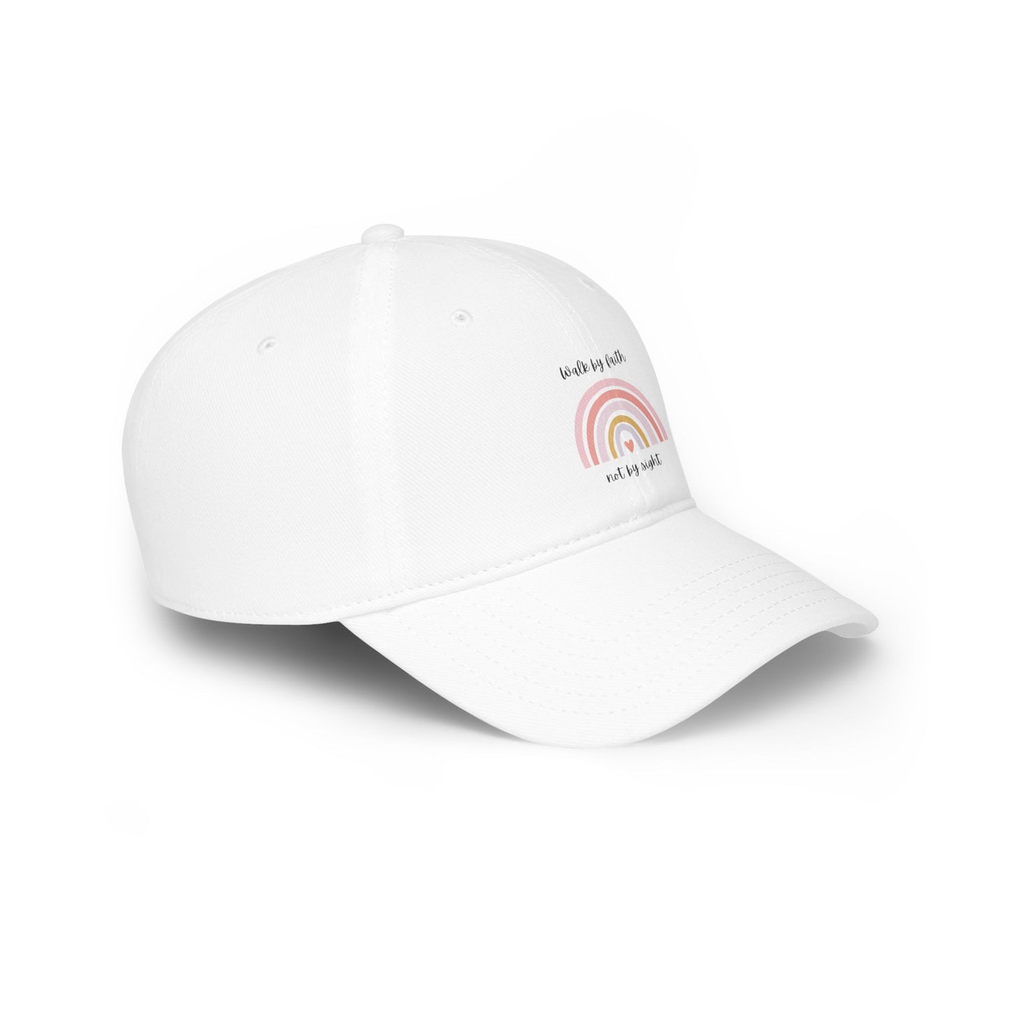 Walk By Faith Rainbow Baseball Cap