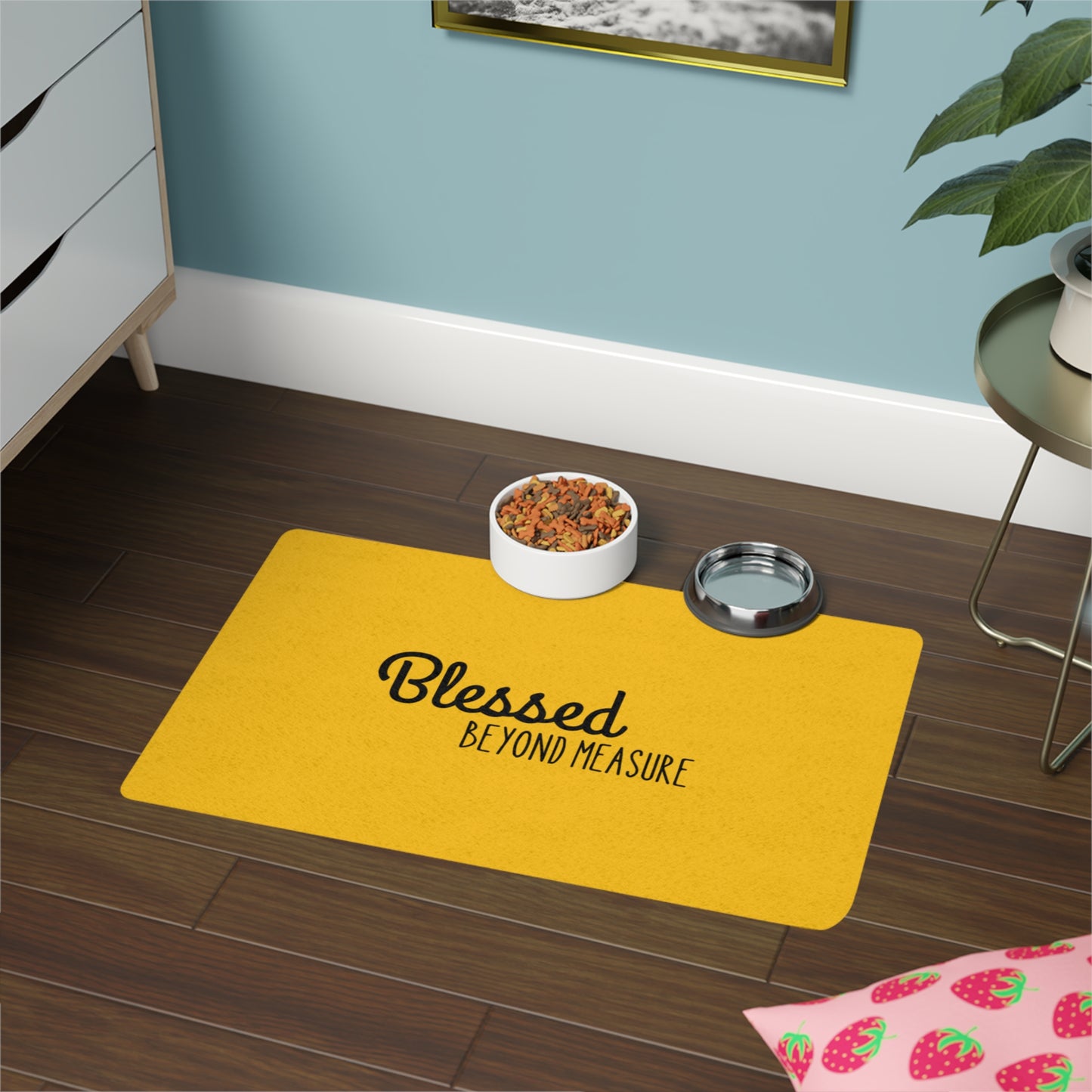 Blessed Beyond Measure Pet Food Mat