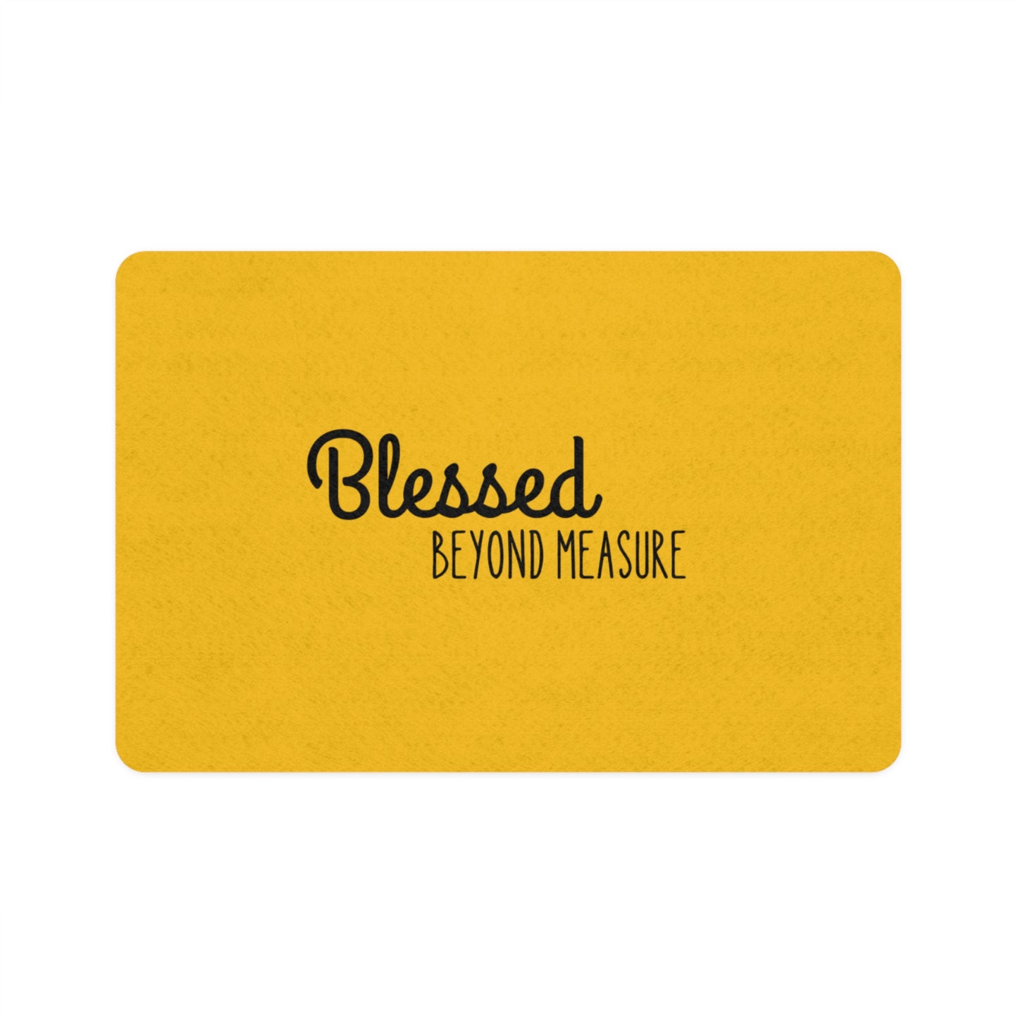 Blessed Beyond Measure Pet Food Mat