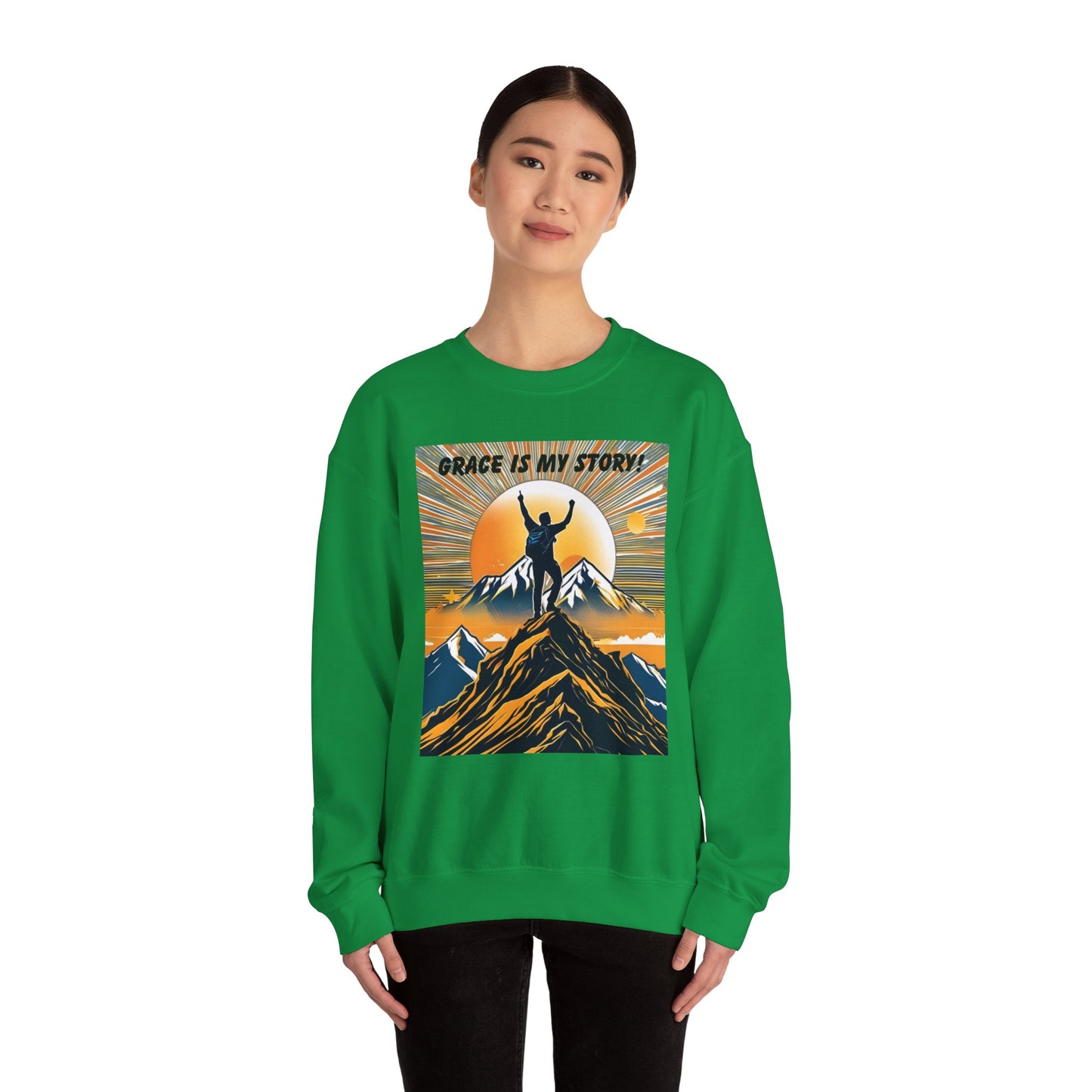Grace Is My Story Unisex Crewneck Sweatshirt