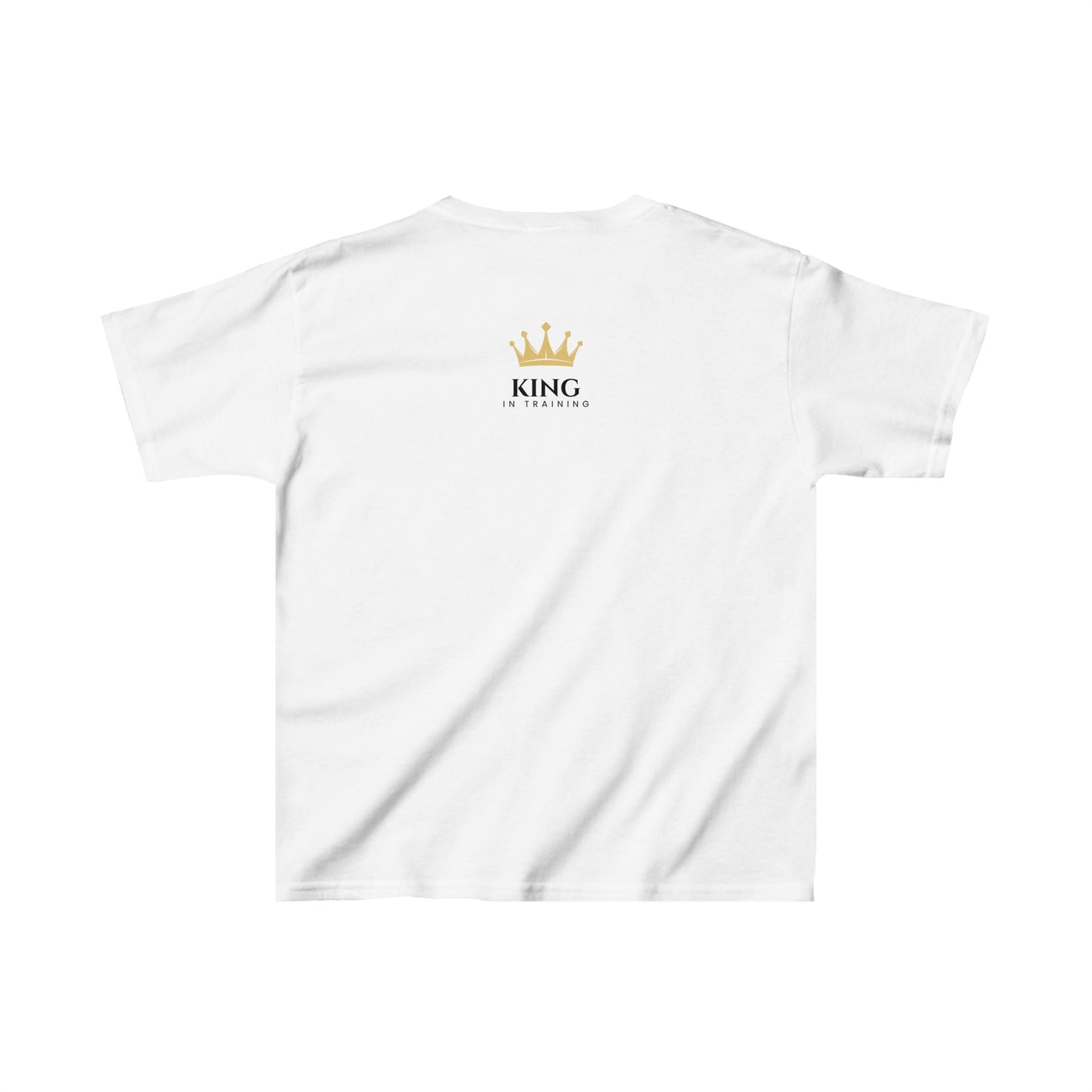 King in Training Black Font Kids Cotton T-Shirt