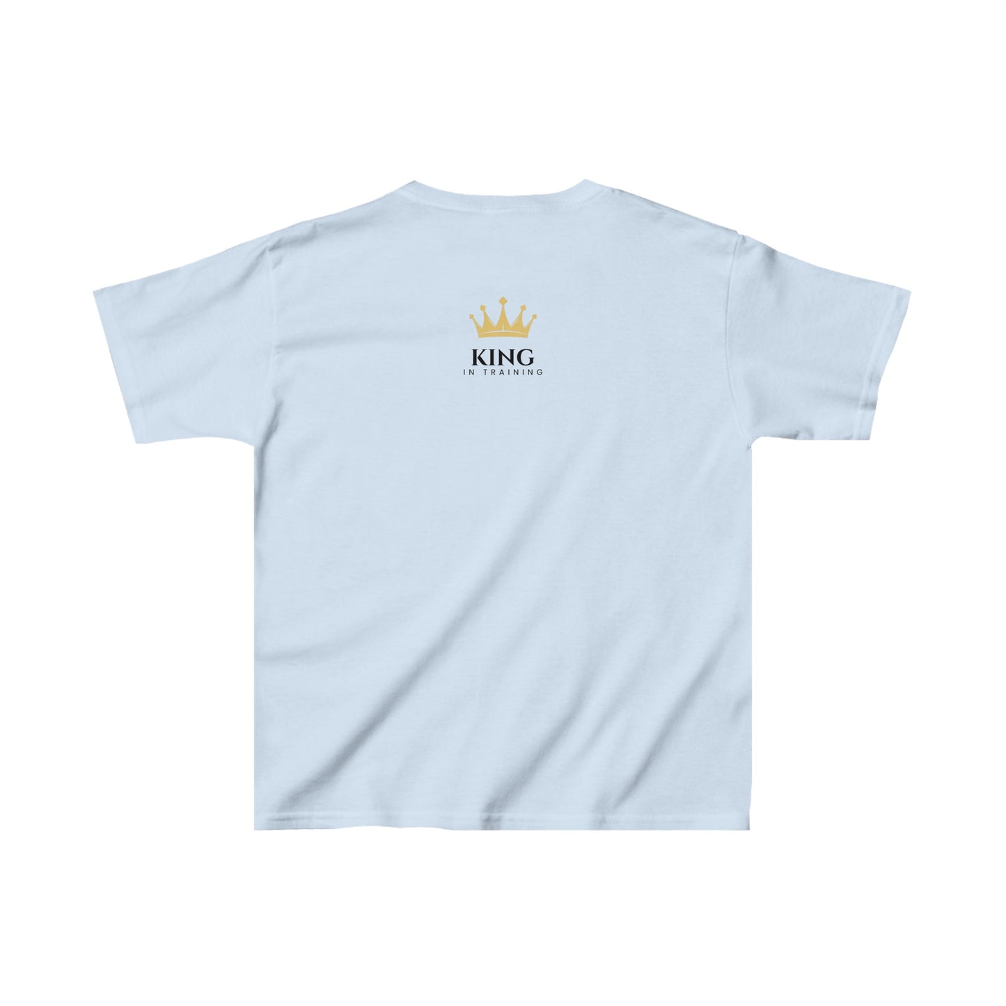 King in Training Black Font Kids Cotton T-Shirt