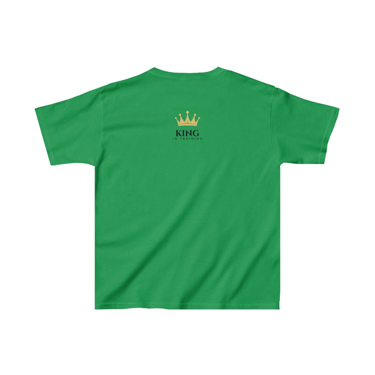 King in Training Black Font Kids Cotton T-Shirt