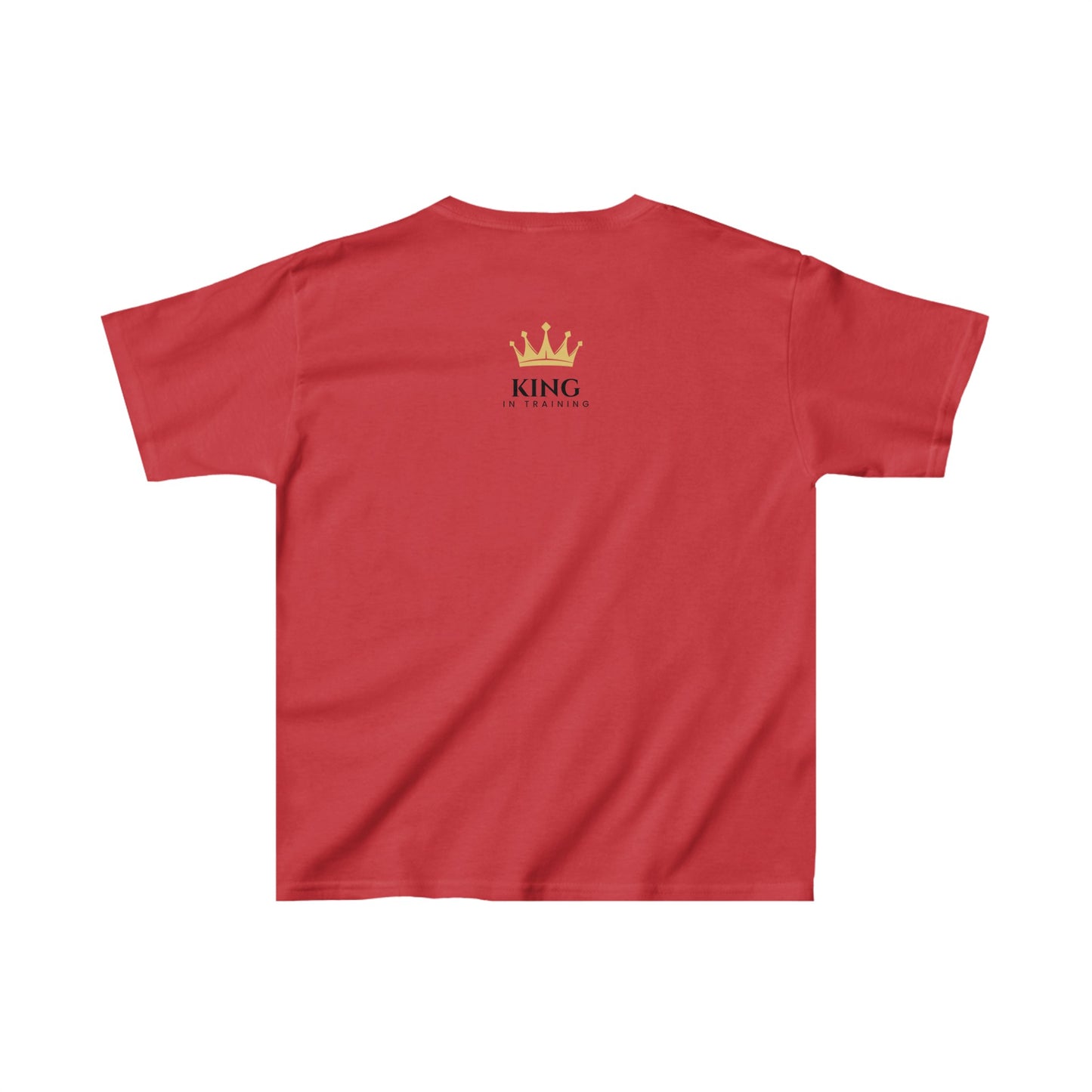 King in Training Black Font Kids Cotton T-Shirt