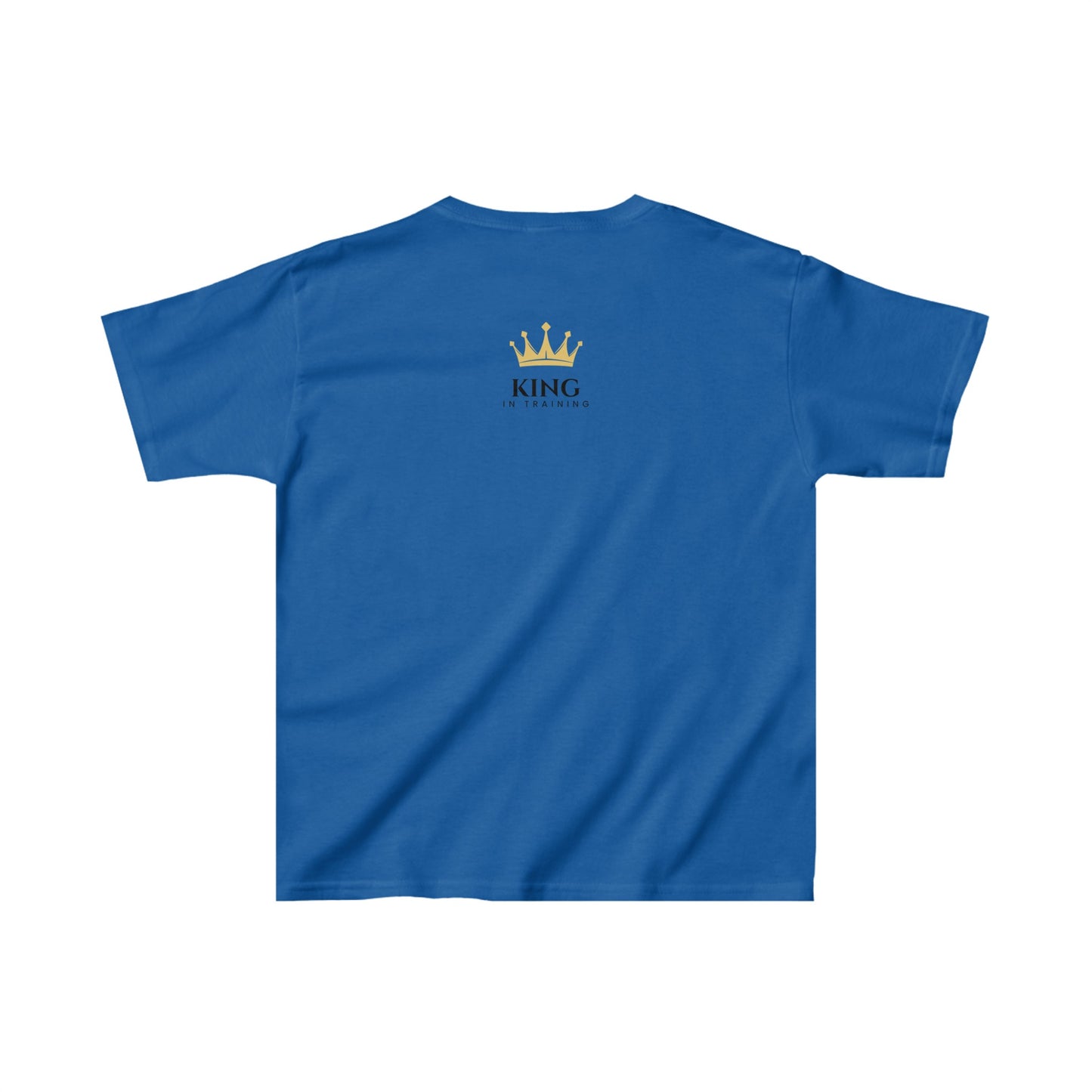 King in Training Black Font Kids Cotton T-Shirt