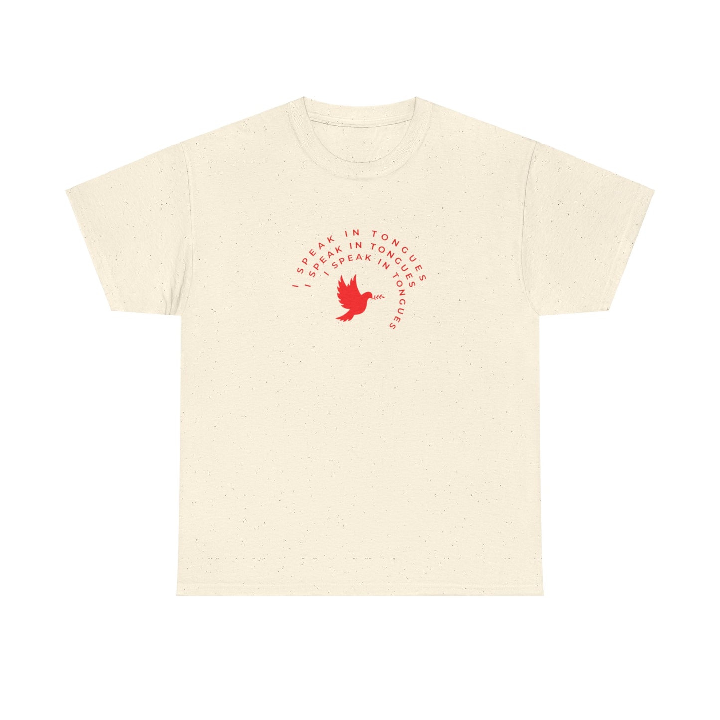 Speak In Tongues Red Dove Unisex Cotton T-Shirt