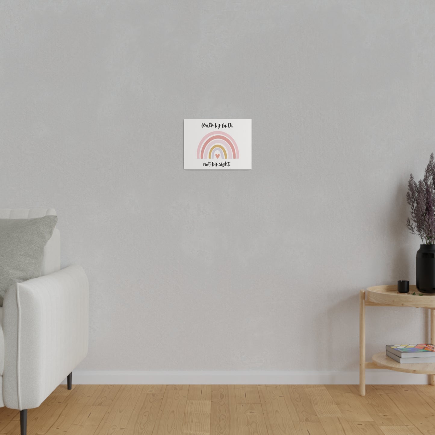 Walk By Faith Rainbow Matte Canvas