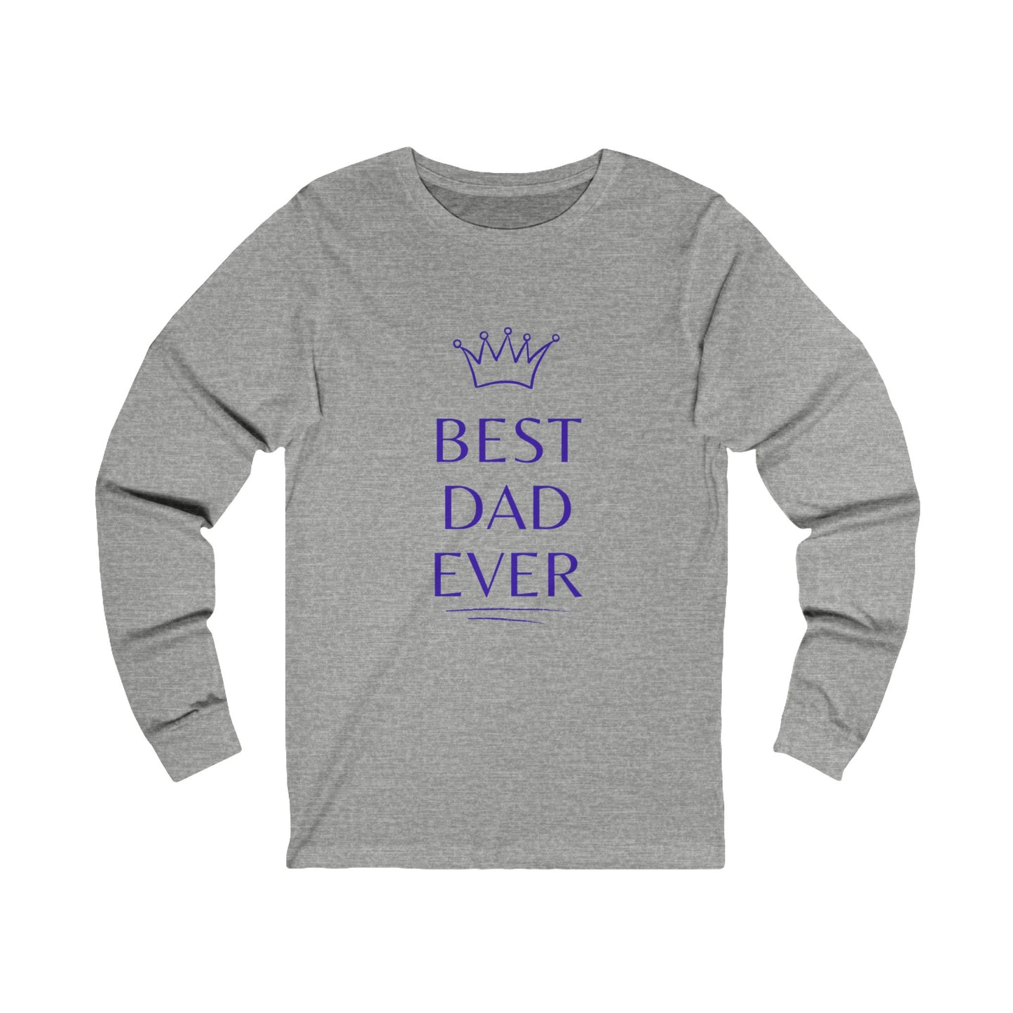 Best Dad Ever Jersey Long Sleeve T-Shirt