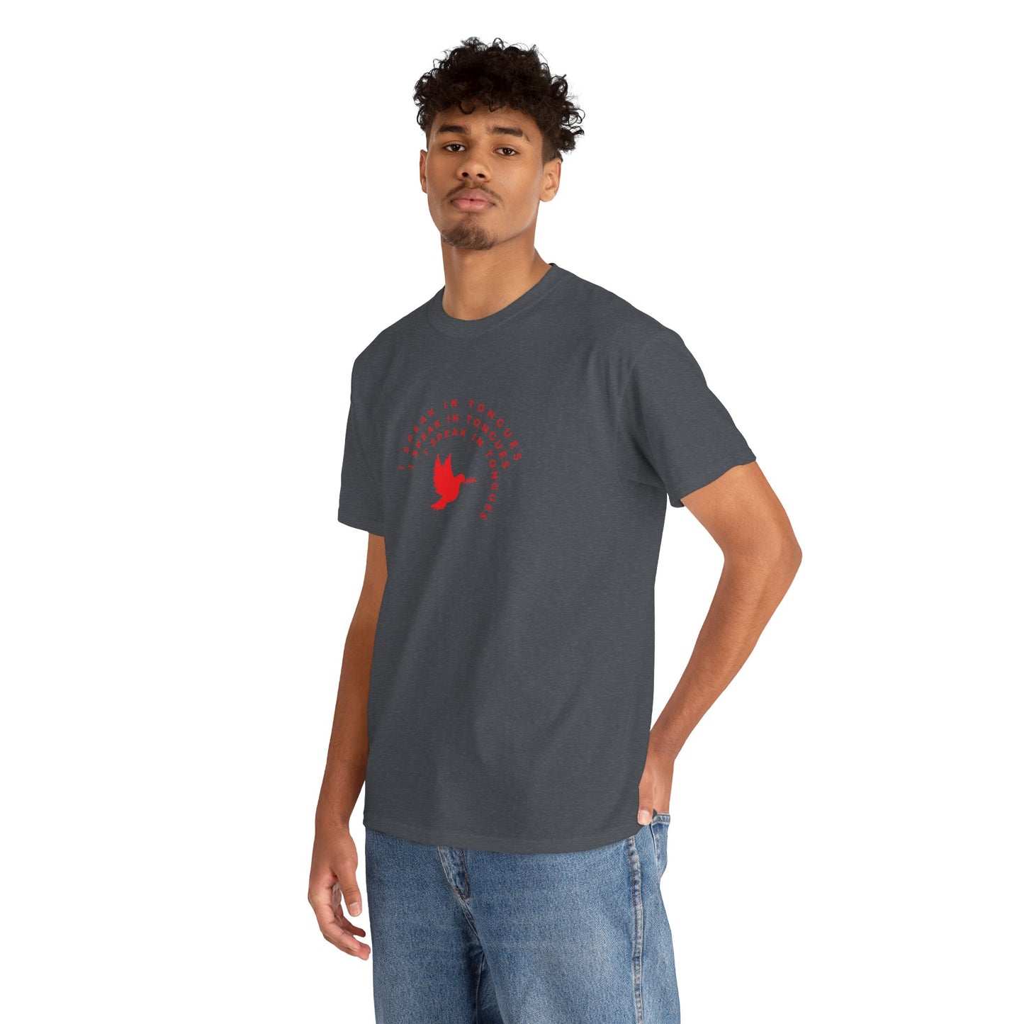 Speak In Tongues Red Dove Unisex Cotton T-Shirt