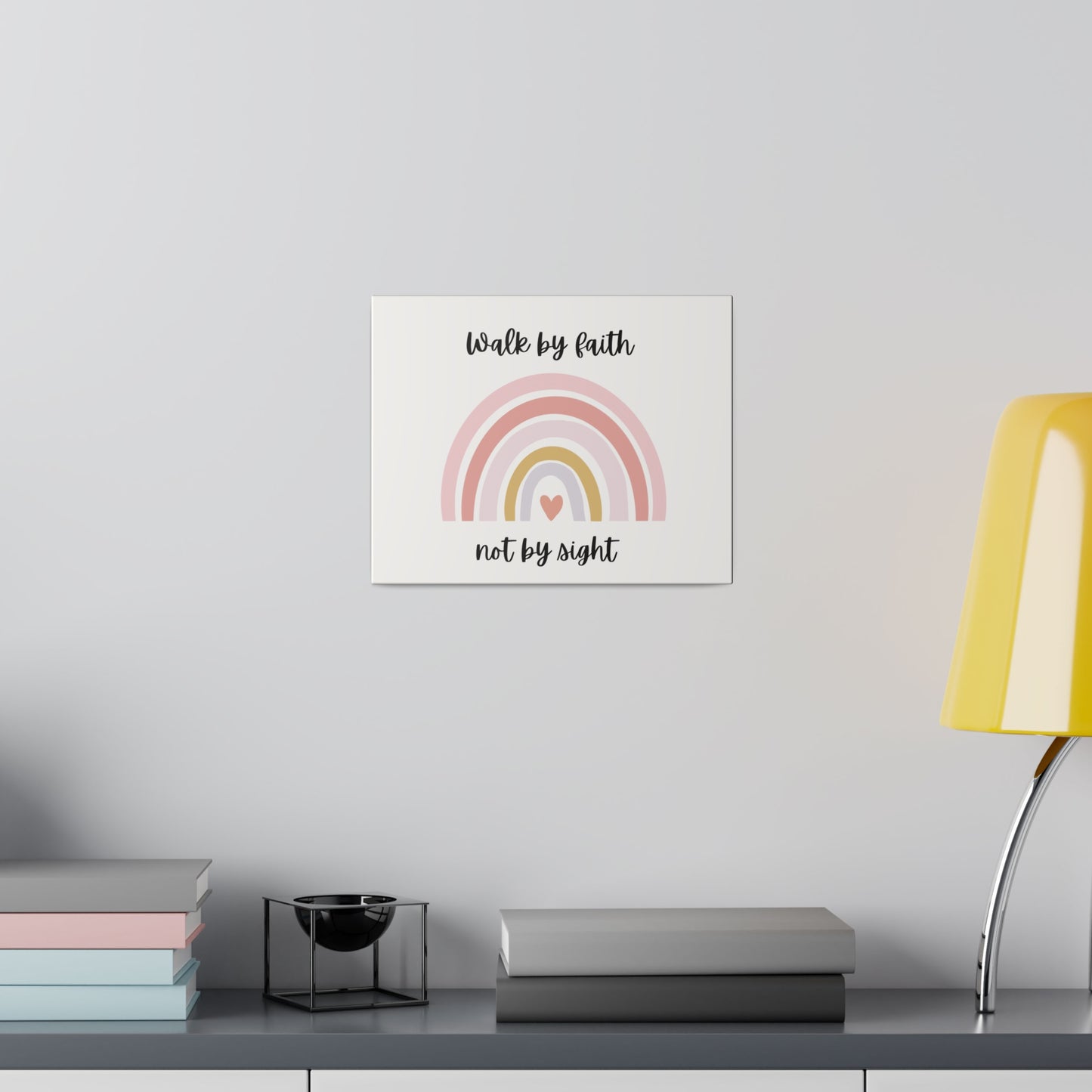 Walk By Faith Rainbow Matte Canvas
