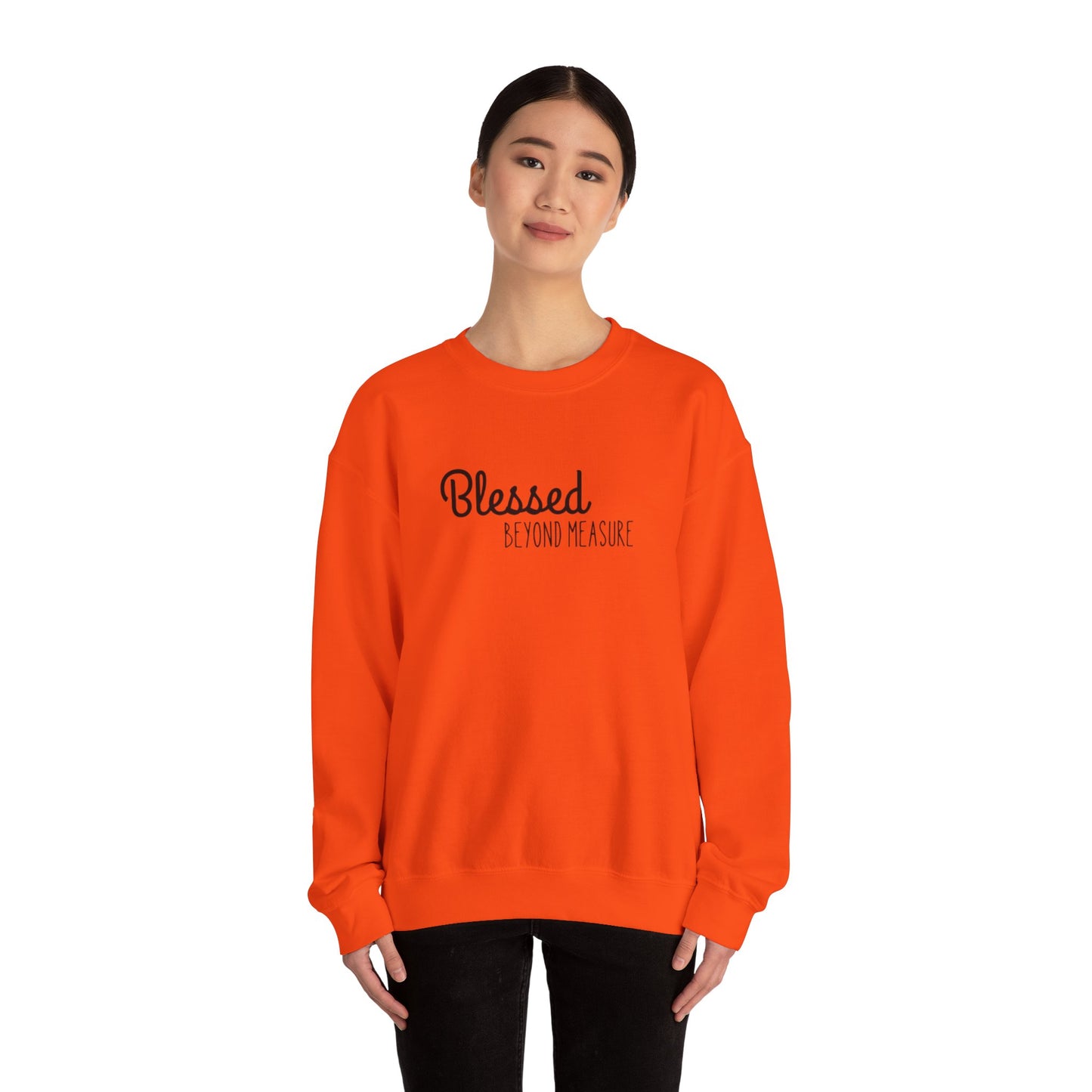 Blessed Beyond Measure Unisex Crewneck Sweatshirt