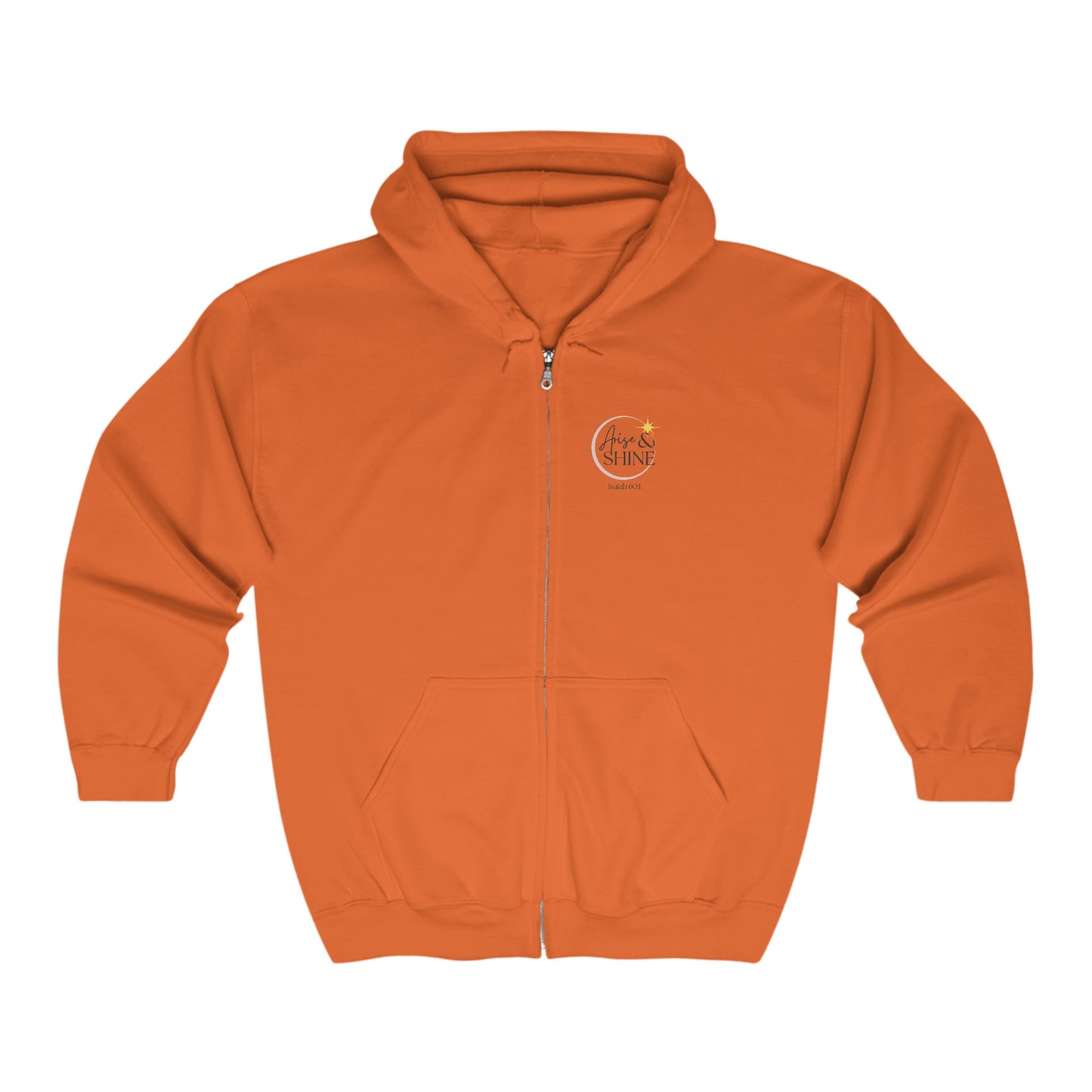 Arise & Shine Unisex Full Zip Hooded Sweatshirt